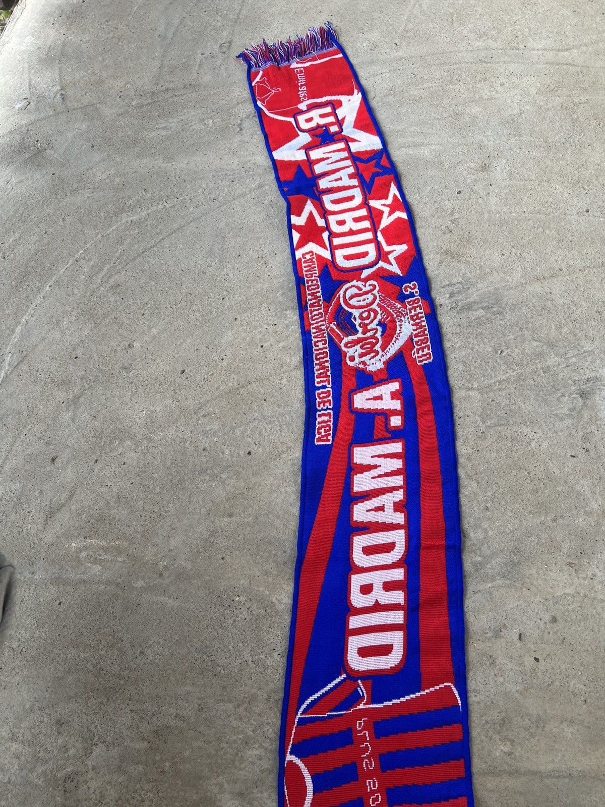 Other Real Madrid Derbi Atletico Madrid Football Scarves Size ONE SIZE - 4 Thumbnail