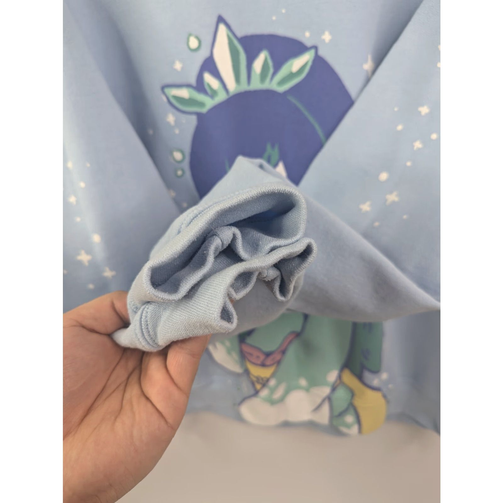 OMOCAT VINTAGE OMOCAT x YO-KAI WATCH Fubuki-Hime Shou Kyou Sweatshirt XL Blue OMOCAT Shirt Unisex Adults Sweatshirt Anime, Fantasy, Japanese, Manga RARE Size US XL / EU 56 / 4 - 3 Thumbnail
