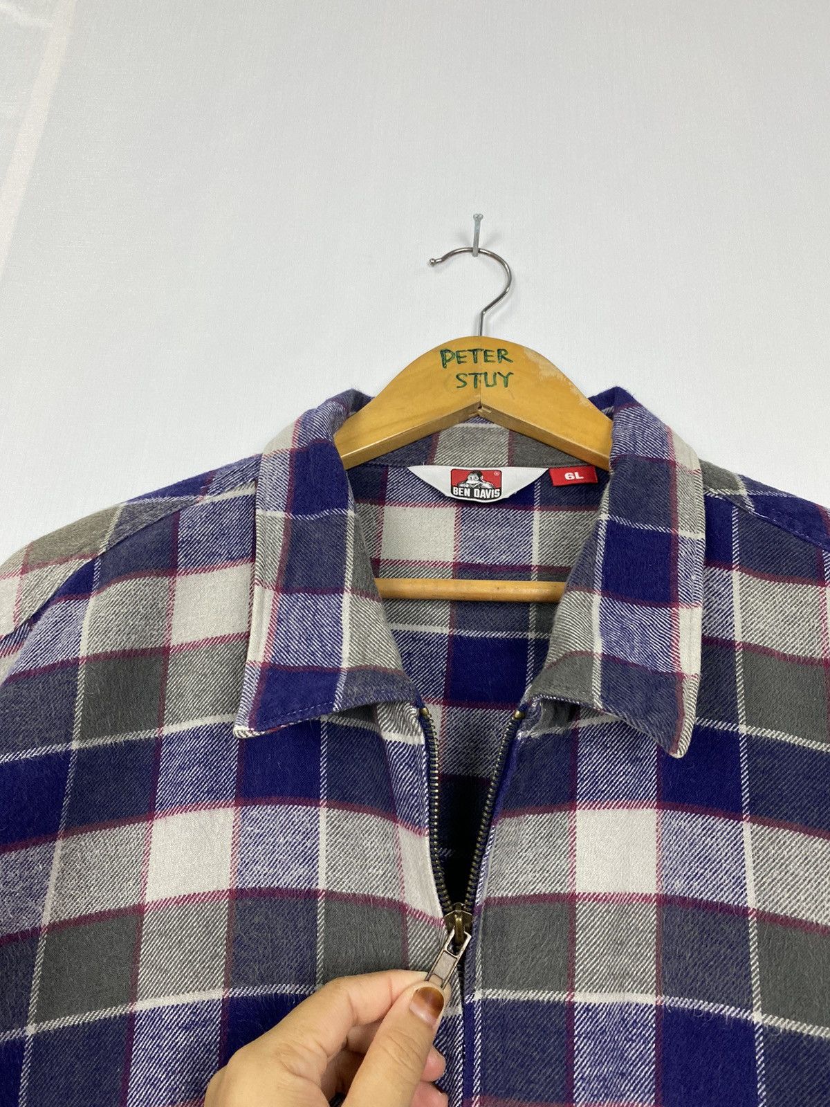Ben Davis × Flannel × Vintage Vintage Ben Davis Flannel Jacket Size US XXL / EU 58 / 5 - 6 Thumbnail
