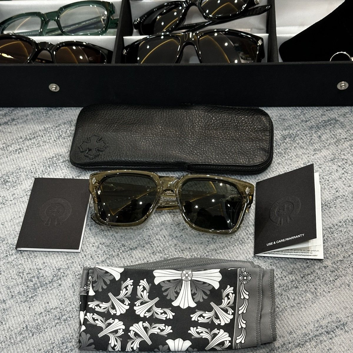 Chrome Hearts CHROME HEARTS SNIFFER SUNGLASSES Size ONE SIZE - 2 Thumbnail