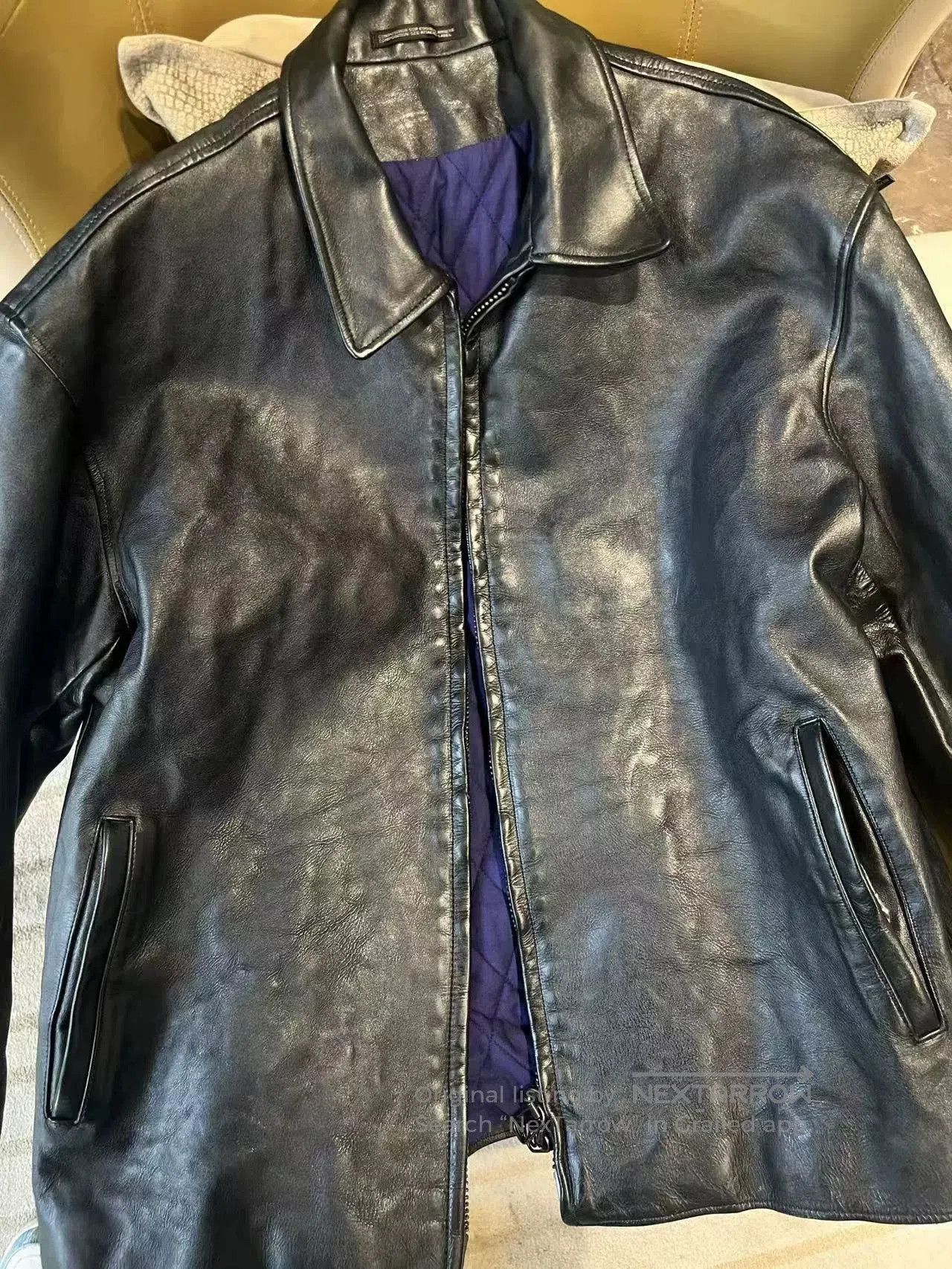 Yohji Yamamoto Yohji Yamamoto Black Leather Jacket. Size US L / EU 52-54 / 3 - 1 Thumbnail