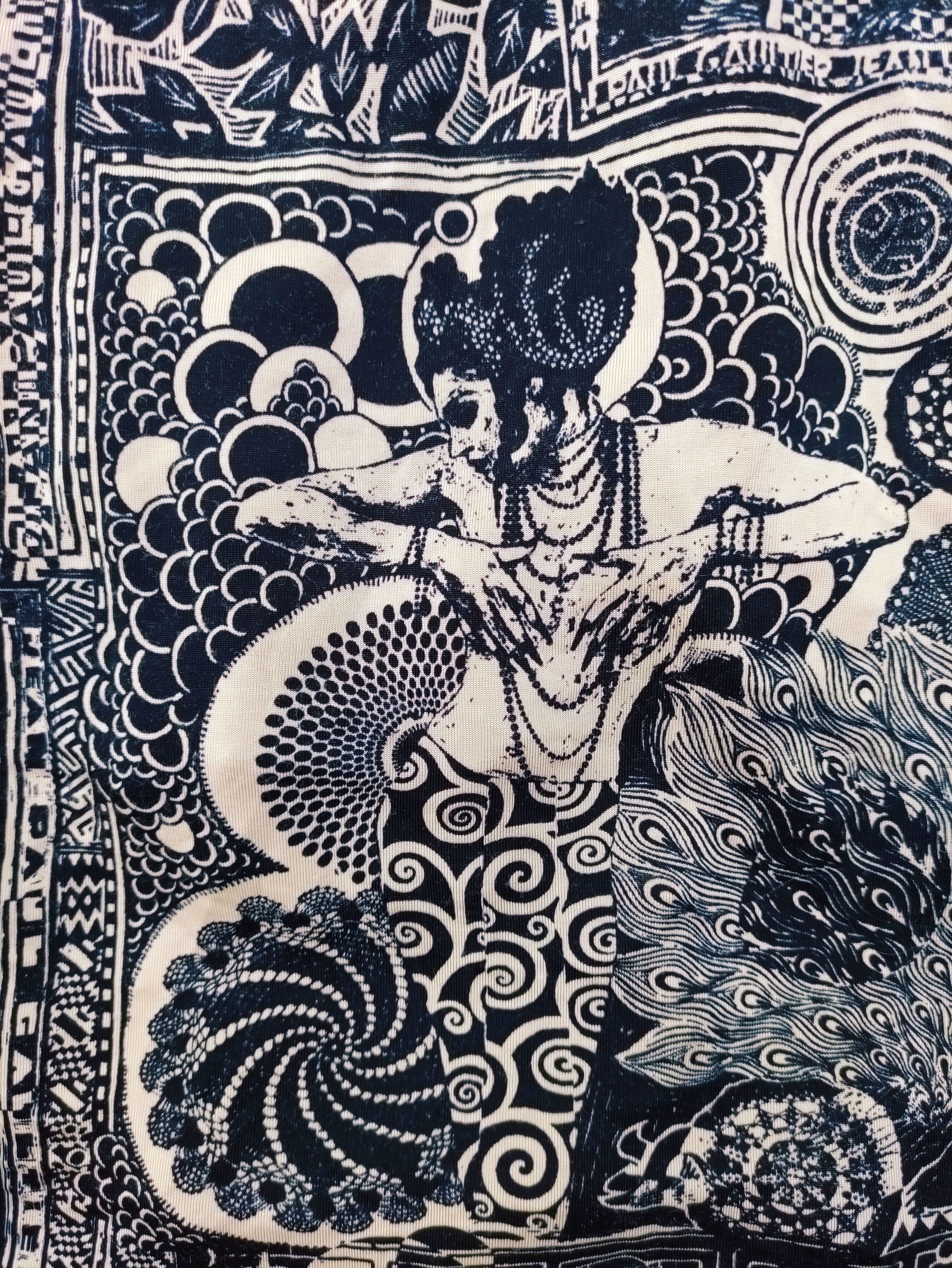 Jean Paul Gaultier Jean Paul Gaultier Comic Gustav Klimt Burlesque Skirt Dress Size M / US 6-8 / IT 42-44 - 9 Thumbnail
