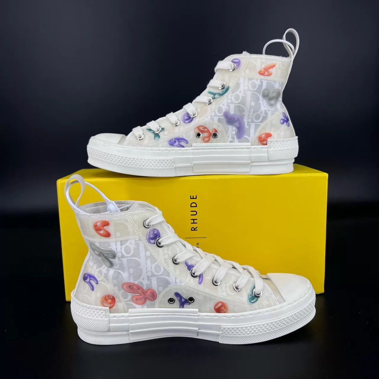 Dior Dior B23 x Kenny Scharf Colorful 37 Size US 6.5 / IT 36.5 - 3 Thumbnail
