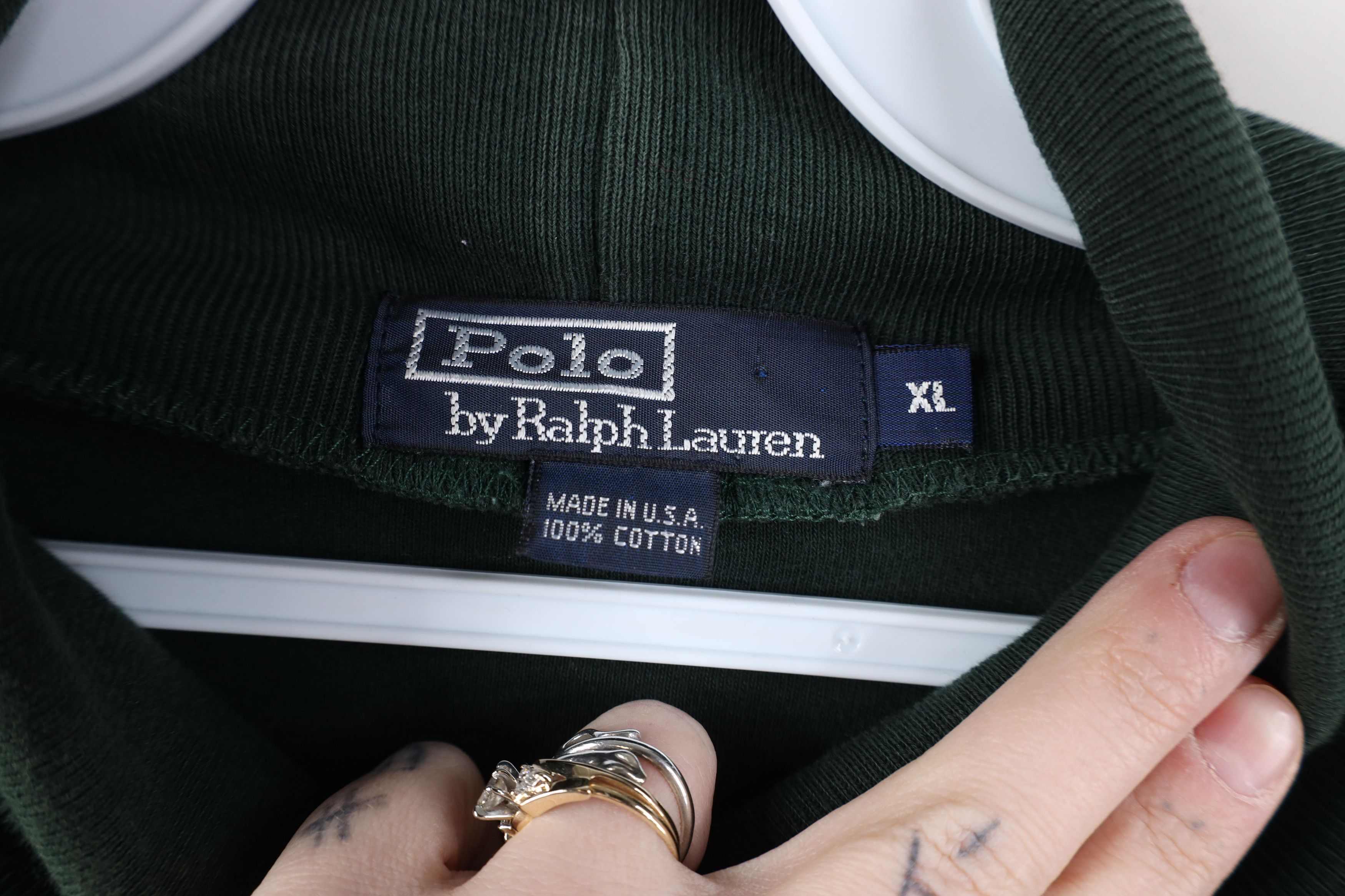 Polo Ralph Lauren Vintage 90s Ralph Lauren Long Sleeve T-Shirt Green USA Size US XL / EU 56 / 4 - 9 Thumbnail