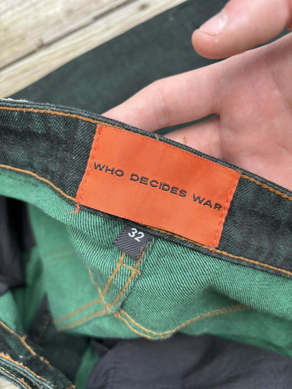 Ev Bravado × Who Decides War Who Decides War “Green Monster” Distressed Denim Size US 32 / EU 48 - 4 Thumbnail