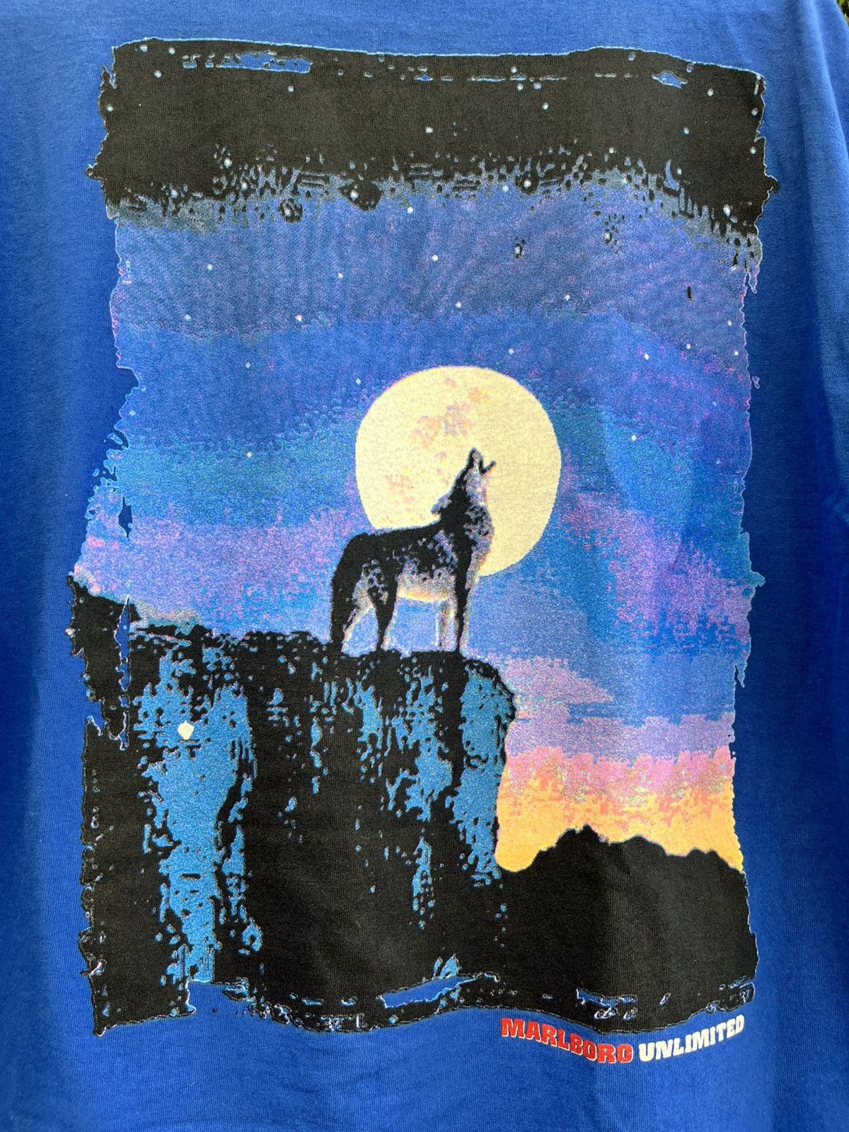 Marlboro Vintage Marlboro Wolf Tee Size US XL / EU 56 / 4 - 4 Thumbnail