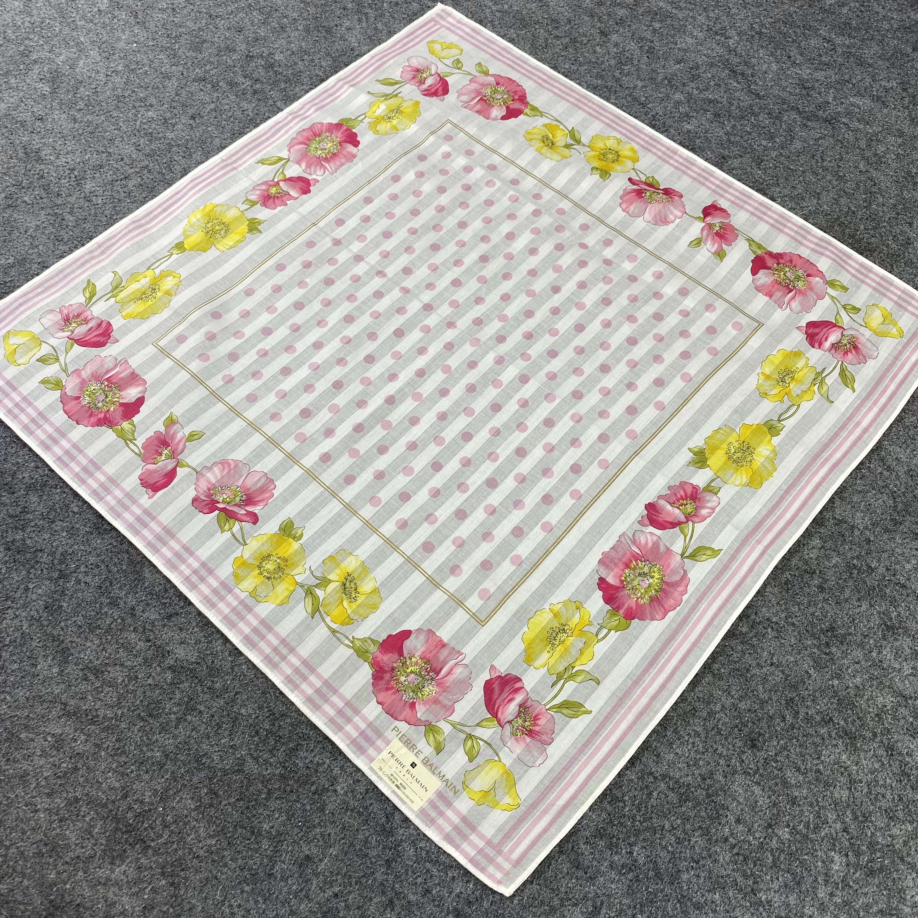Pierre Balmain Pierre Balmain Handkerchief / Bandana / Neckerchief-B480 Size ONE SIZE - 4 Thumbnail