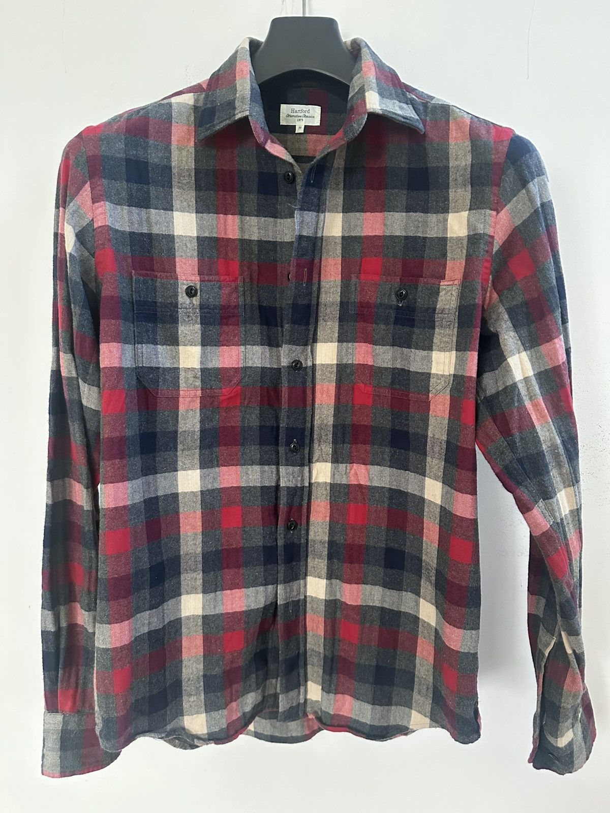 Hartford Hartford Plaid Cotton Twill Shirt Alternative Classics - M Size US M / EU 48-50 / 2 - 1 Thumbnail