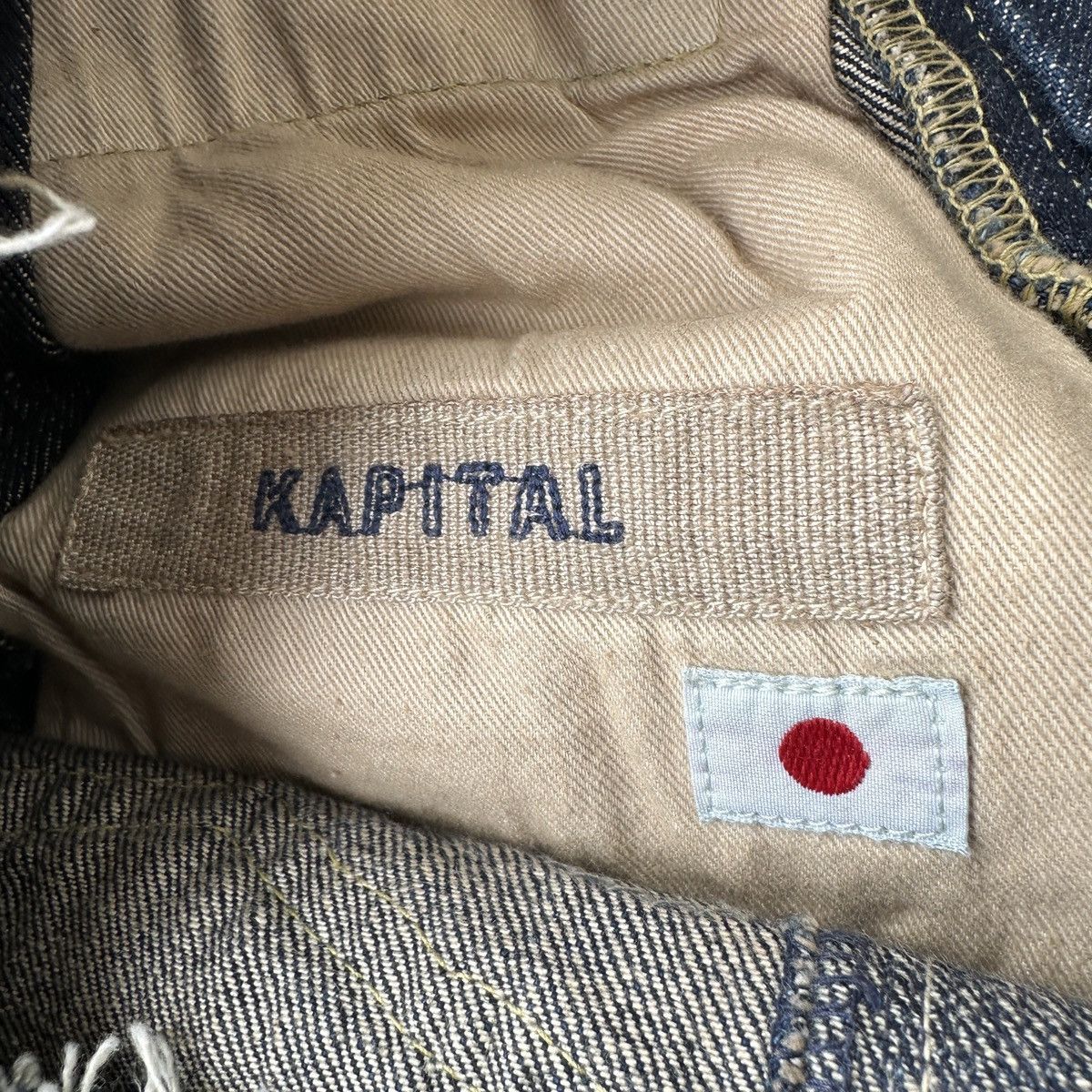 Kapital Kiro Hirata Boro Crash Jeans Denim Surf capris jort Size US 36 / EU 52 - 17 Thumbnail