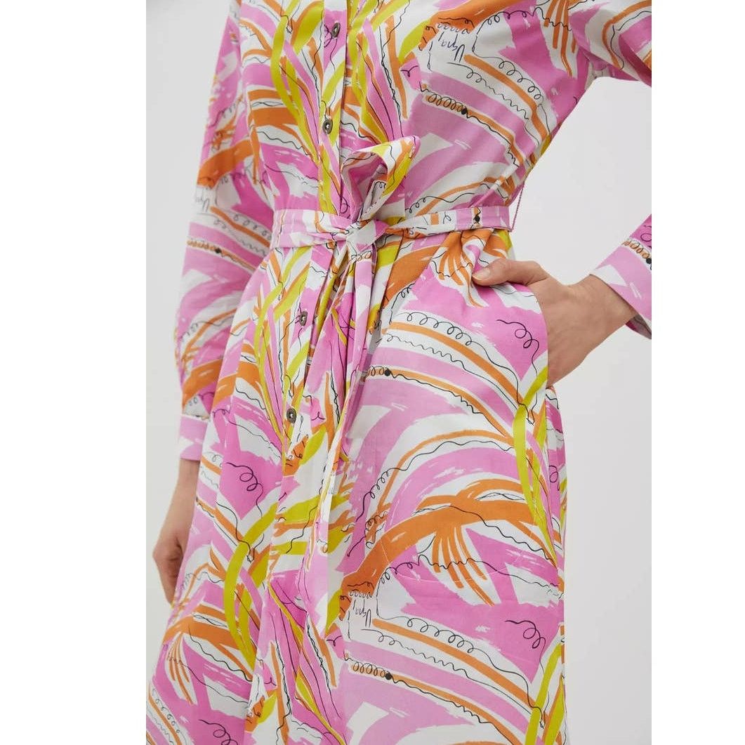 Anthropologie New Vera for Anthropologie Confetti Midi Dress $168 SMALL Size S / US 4 / IT 40 - 2 Thumbnail