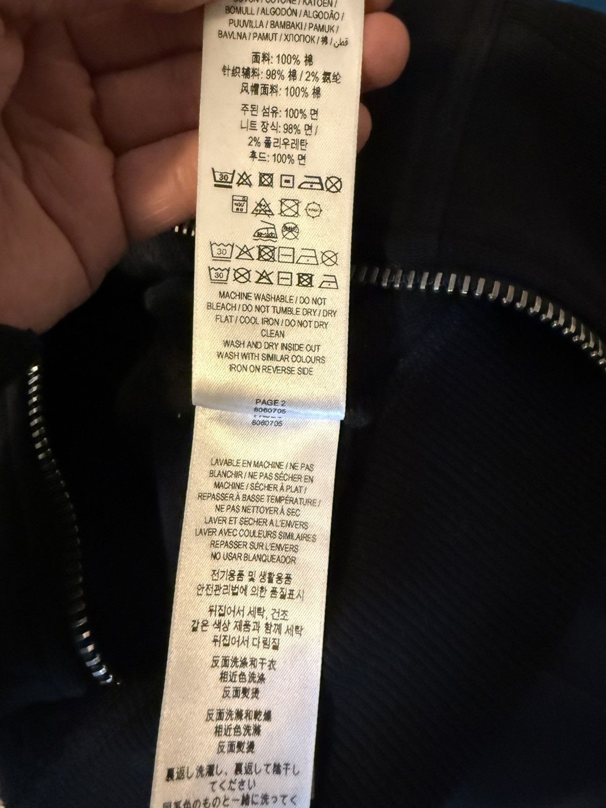 Burberry Burberry Black Check Hood Cotton Zip Hoodie Size US M / EU 48-50 / 2 - 5 Thumbnail