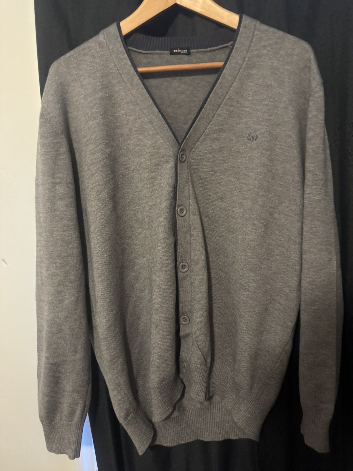 Kiton Gray Kiton Cashmere Cardigan Sweater Size US L / EU 52-54 / 3 - 7 Thumbnail