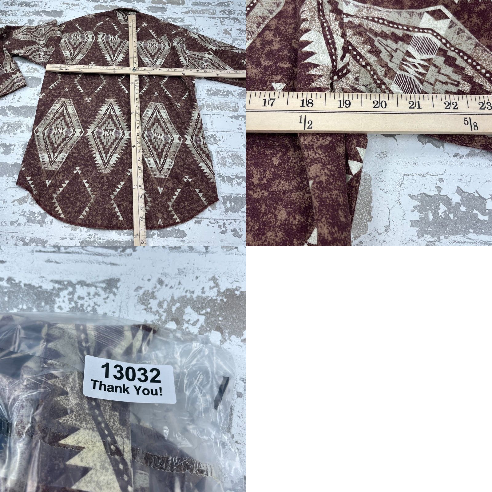Wrangler VINTAGE Wrangler Western Shirt Brown 15.5 Snap Button-Up Regular Fit Casual Cowboy M Size US M / EU 48-50 / 2 - 8 Thumbnail