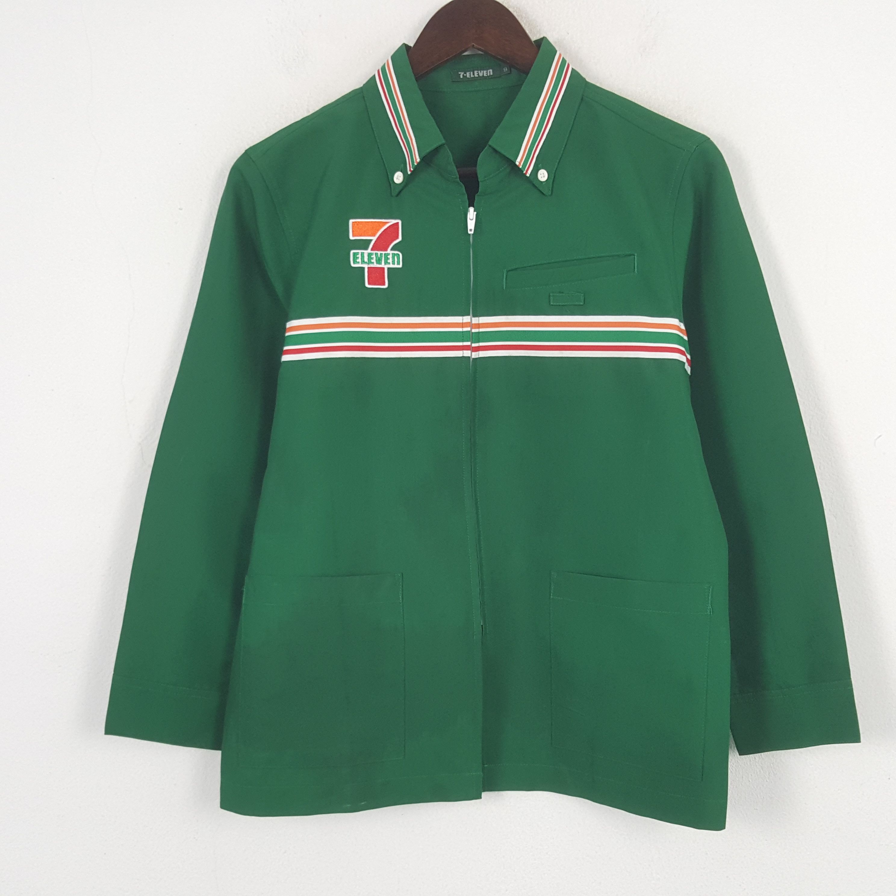 Japanese Brand × Vintage Vintage 7 Eleven Worker Uniform Jacket C276N73 Size US S / EU 44-46 / 1 - 3 Thumbnail