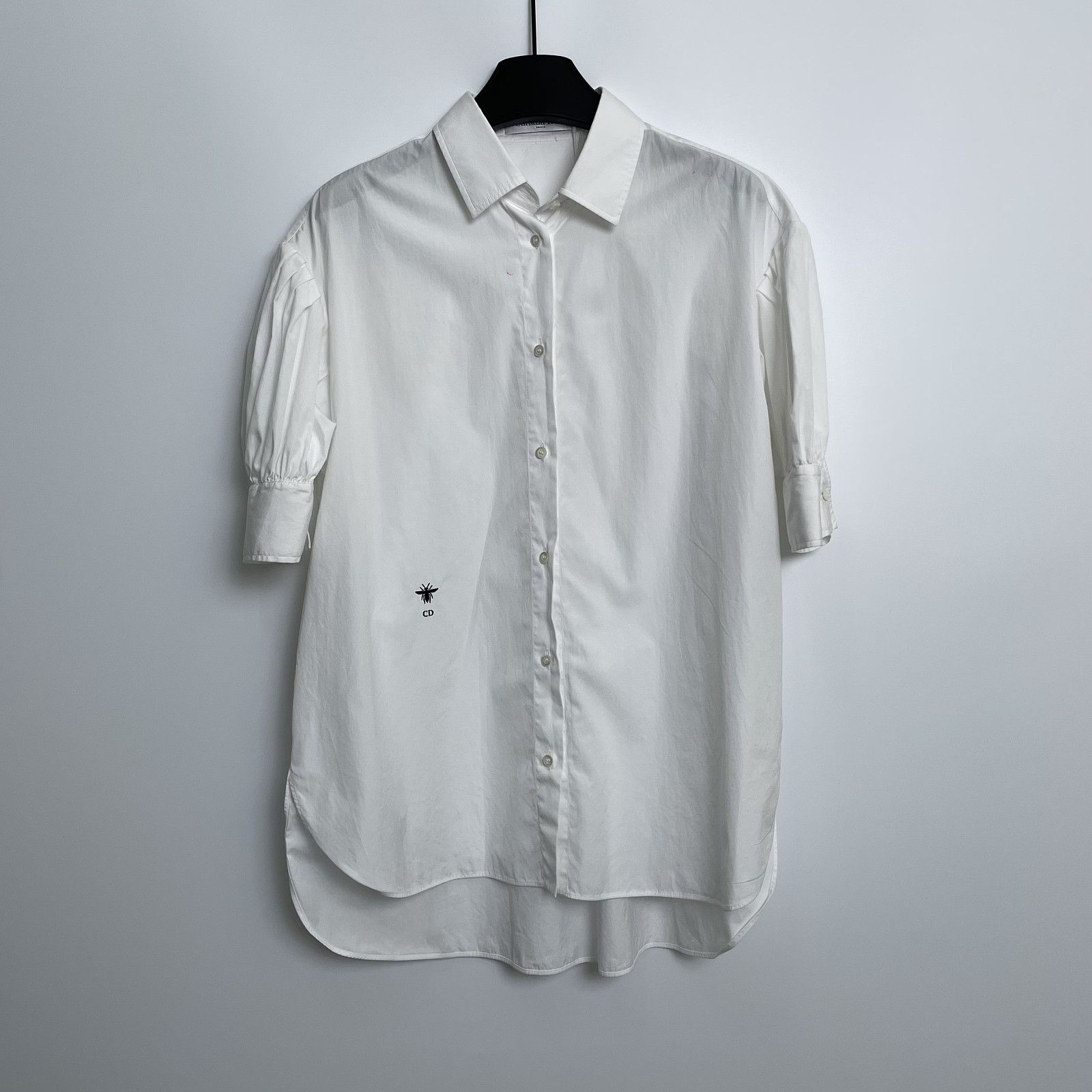 Dior Christian Dior Bee Embroidery Button Up Shirt Size 36 Size XS / US 0-2 / IT 36-38 - 1 Thumbnail