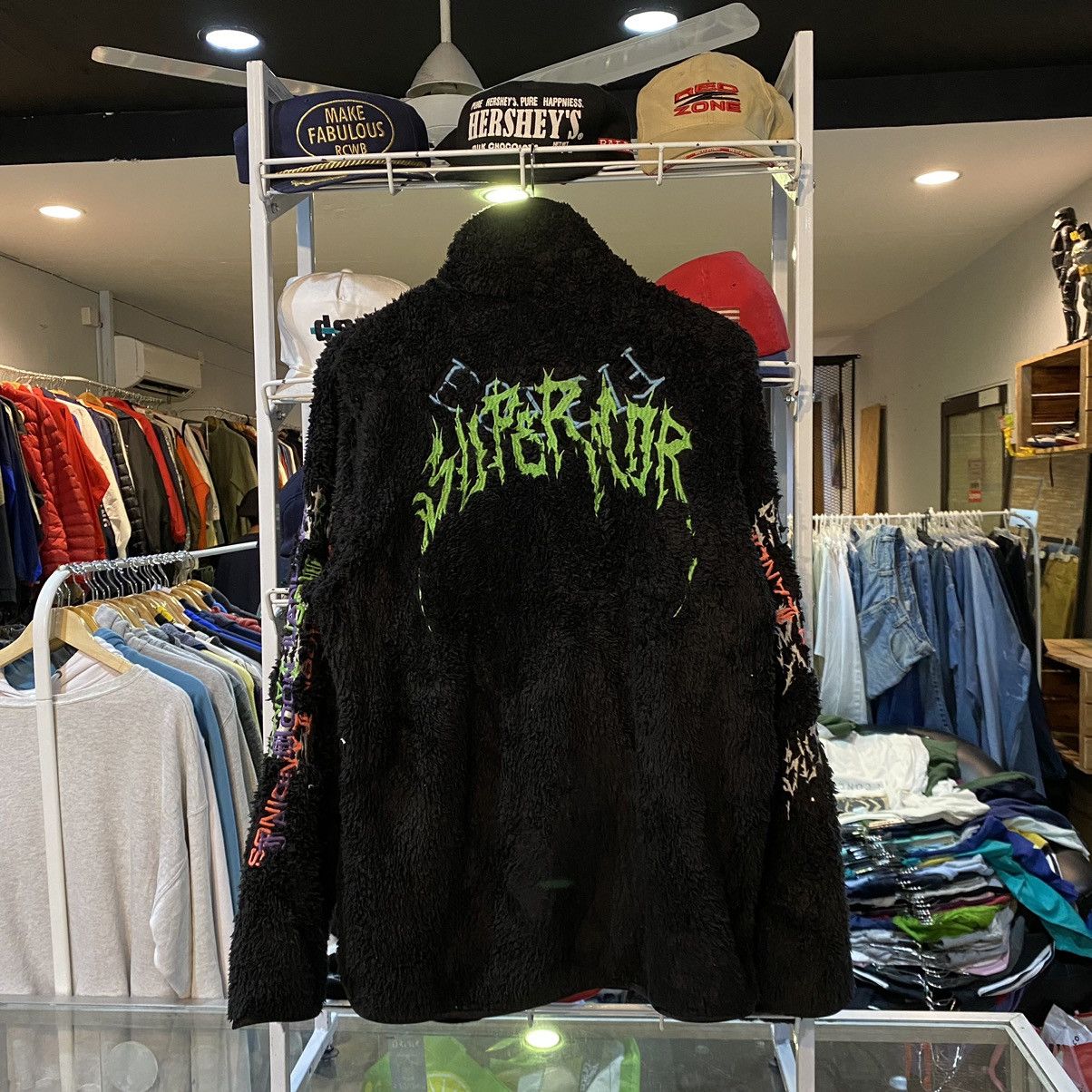 Diesel ‼️🔥DIESEL “Jake Moon Landings”FLEECE JACKET 🔥‼️ Size US L / EU 52-54 / 3 - 2 Thumbnail