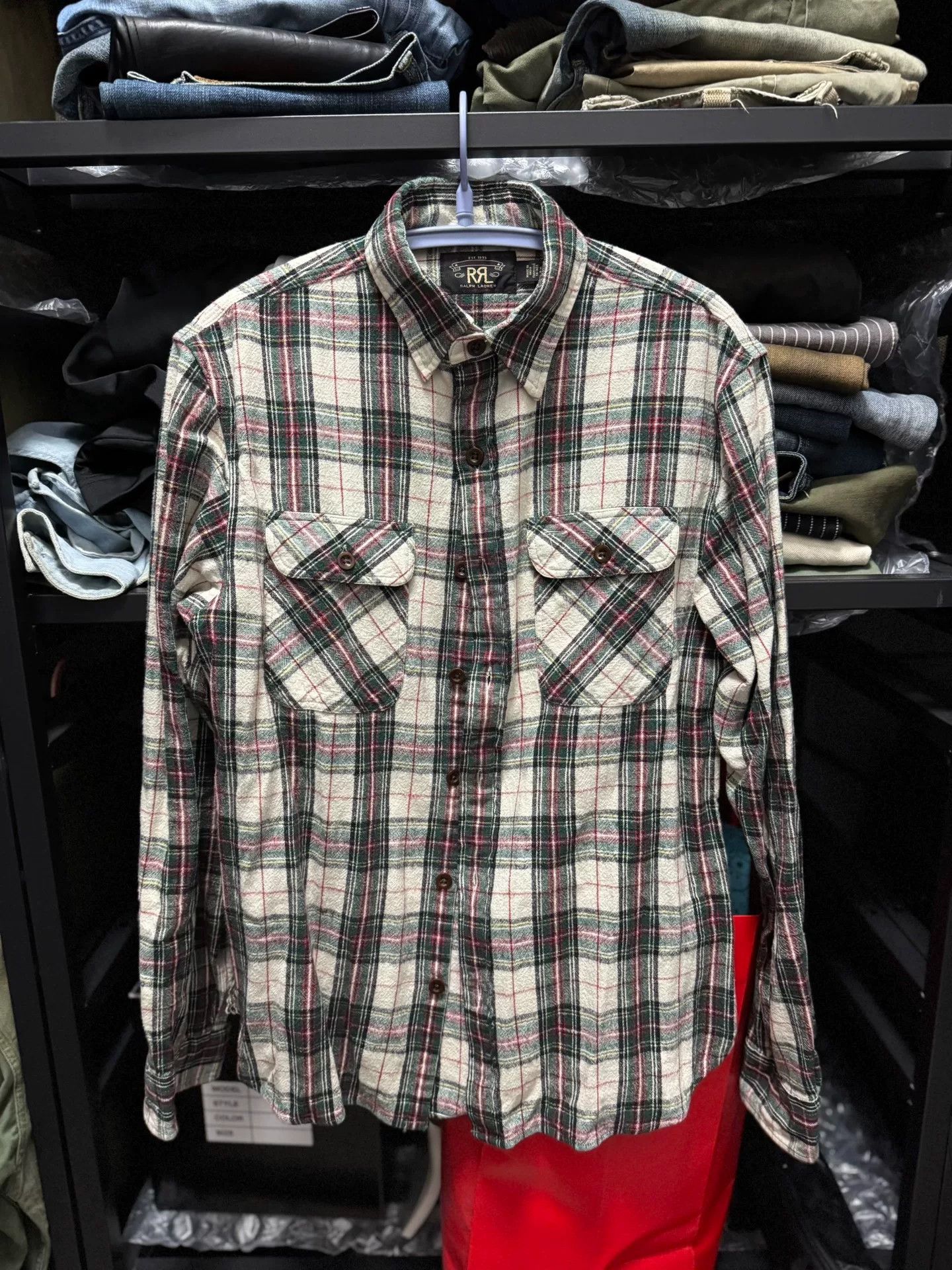 RRL Ralph Lauren plaid long sleeve shirt for casual wear Size US XS / EU 42 / 0 - 1 Thumbnail