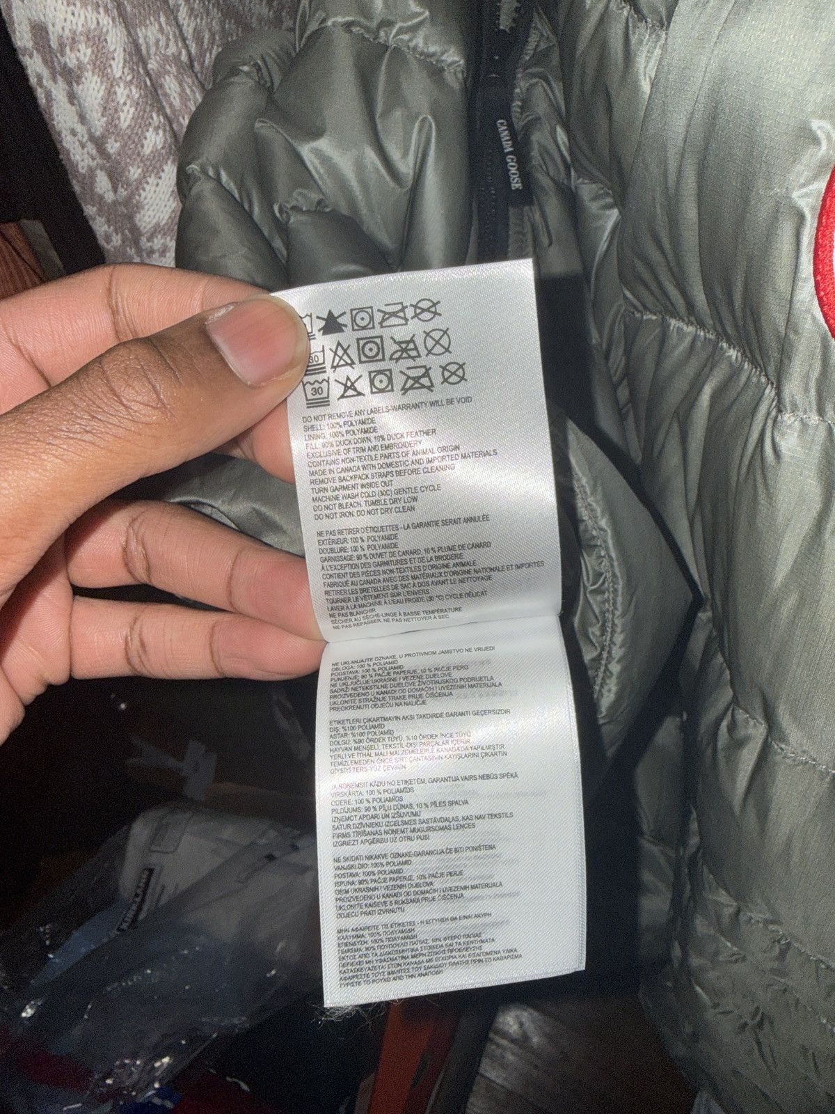 Canada Goose Crofton Hoodie Sagebrush Shiny Material Size US XXL / EU 58 / 5 - 10 Thumbnail