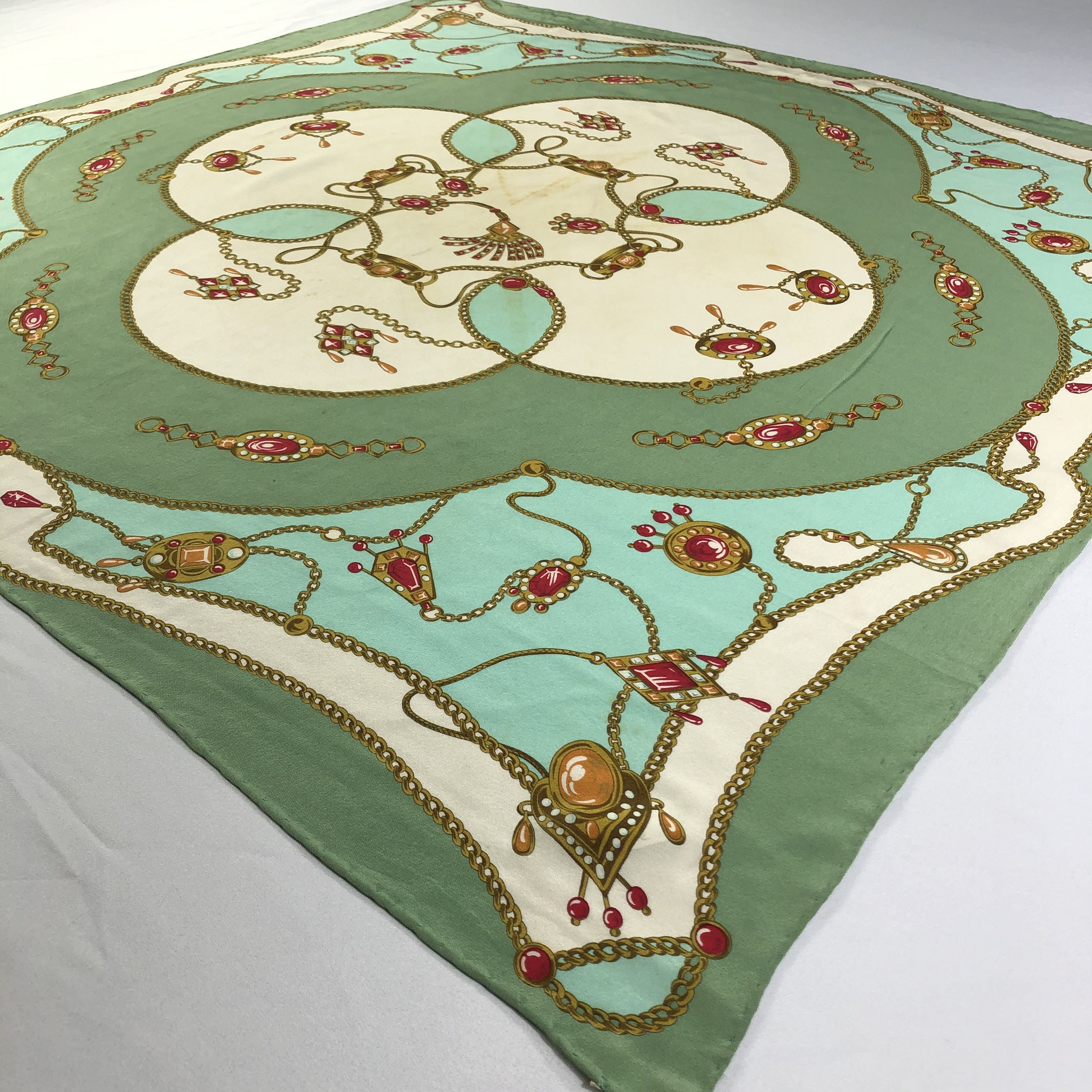 Vintage Vintage Silk Scarf Size ONE SIZE - 3 Thumbnail