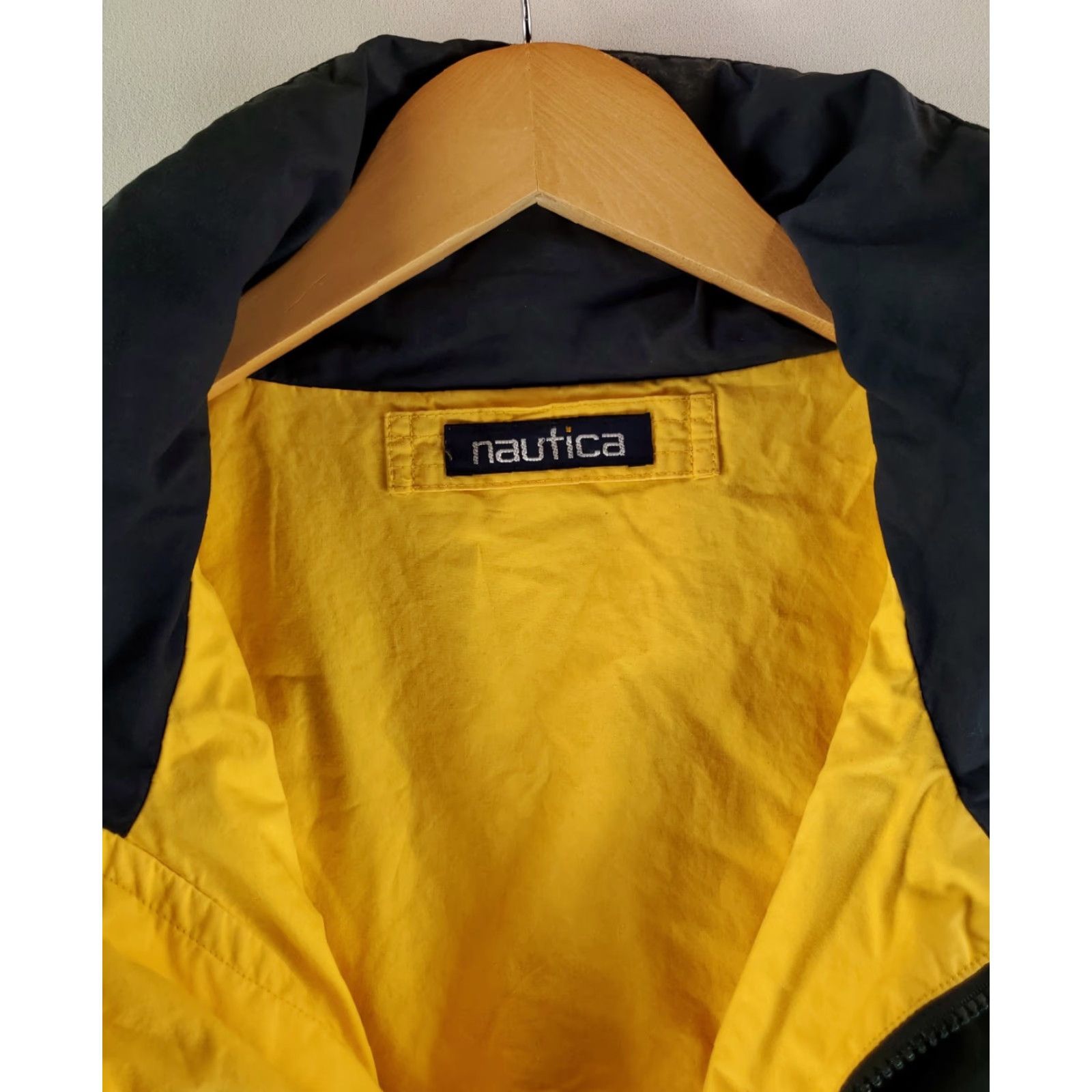 Nautica Nautica VTG 90s Reversible Sailing Jacket Green Yellow Blue Color Block Mens XL Multicolor Windbreaker Jacket Size US XL / EU 56 / 4 - 6 Thumbnail