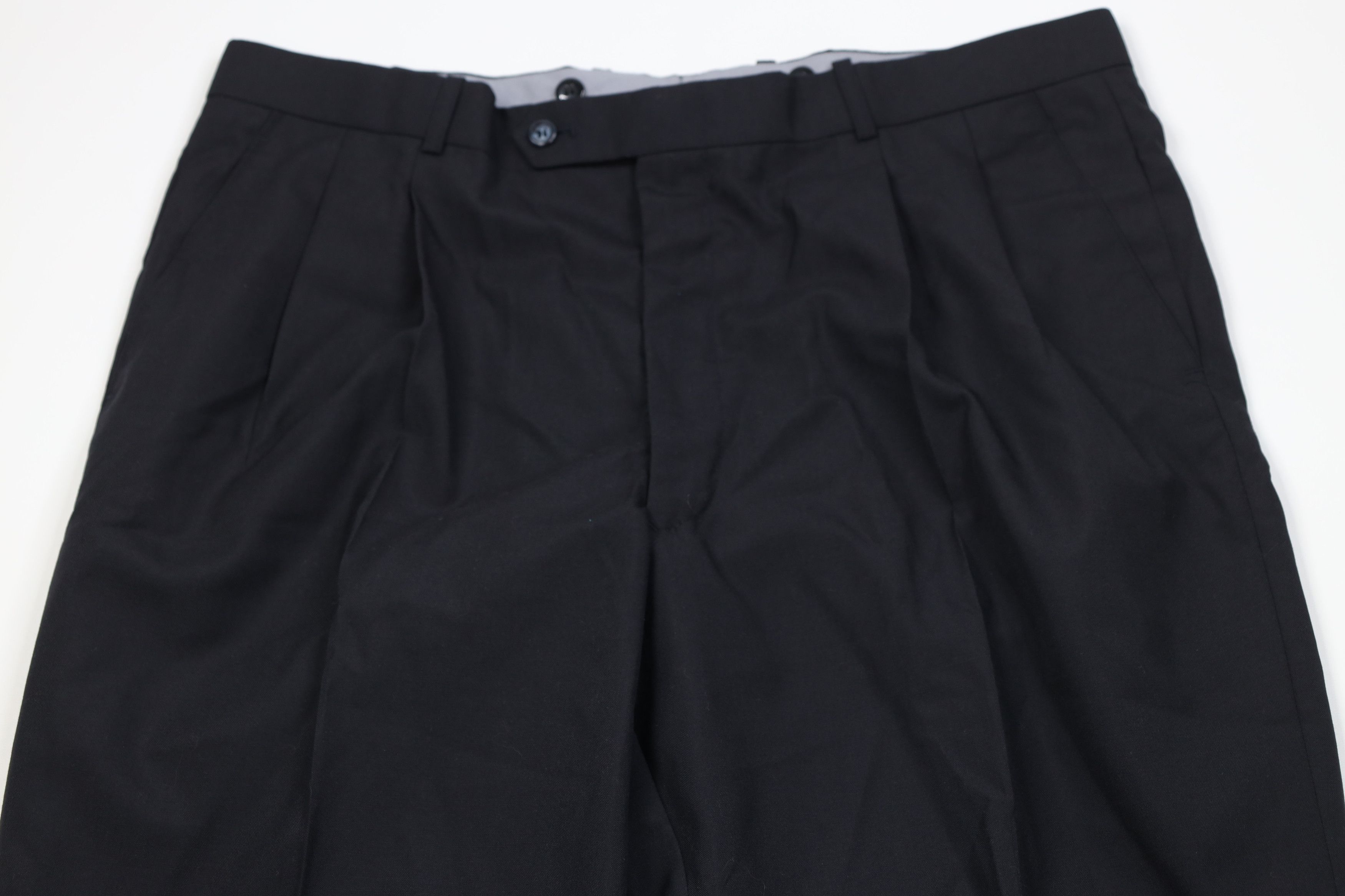 Vintage Deadstock Vintage 90s Streetwear Knit Wide Leg Chino Pants Size US 38 / EU 54 - 2 Thumbnail