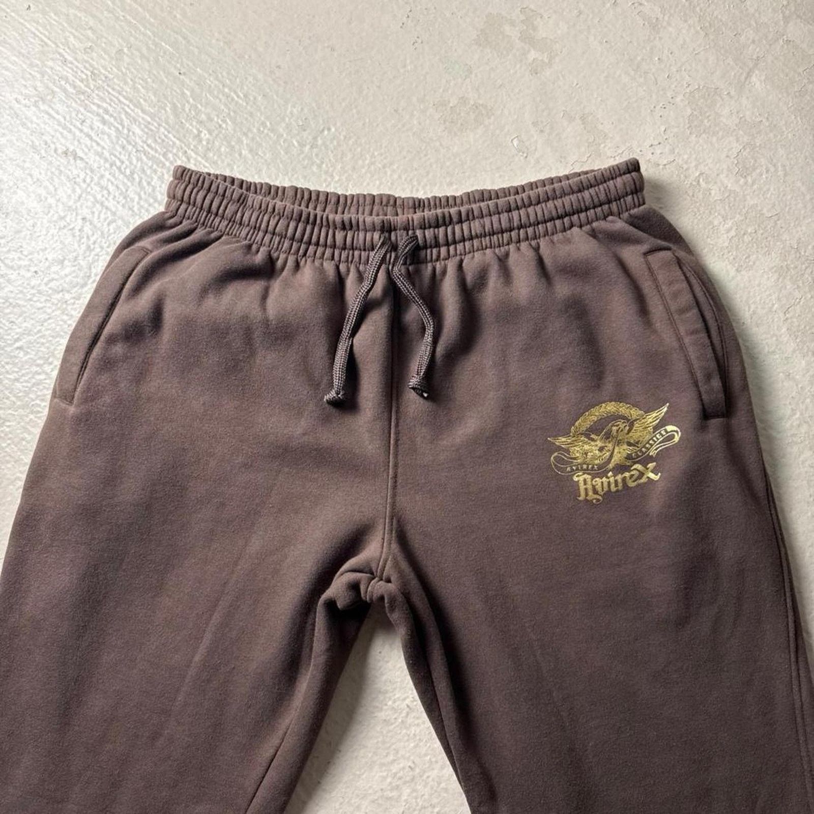 Avirex Avirex Eagle Y2K Brown Baggy Men's 2XL Sweatpants Size US 40 / EU 56 - 3 Thumbnail