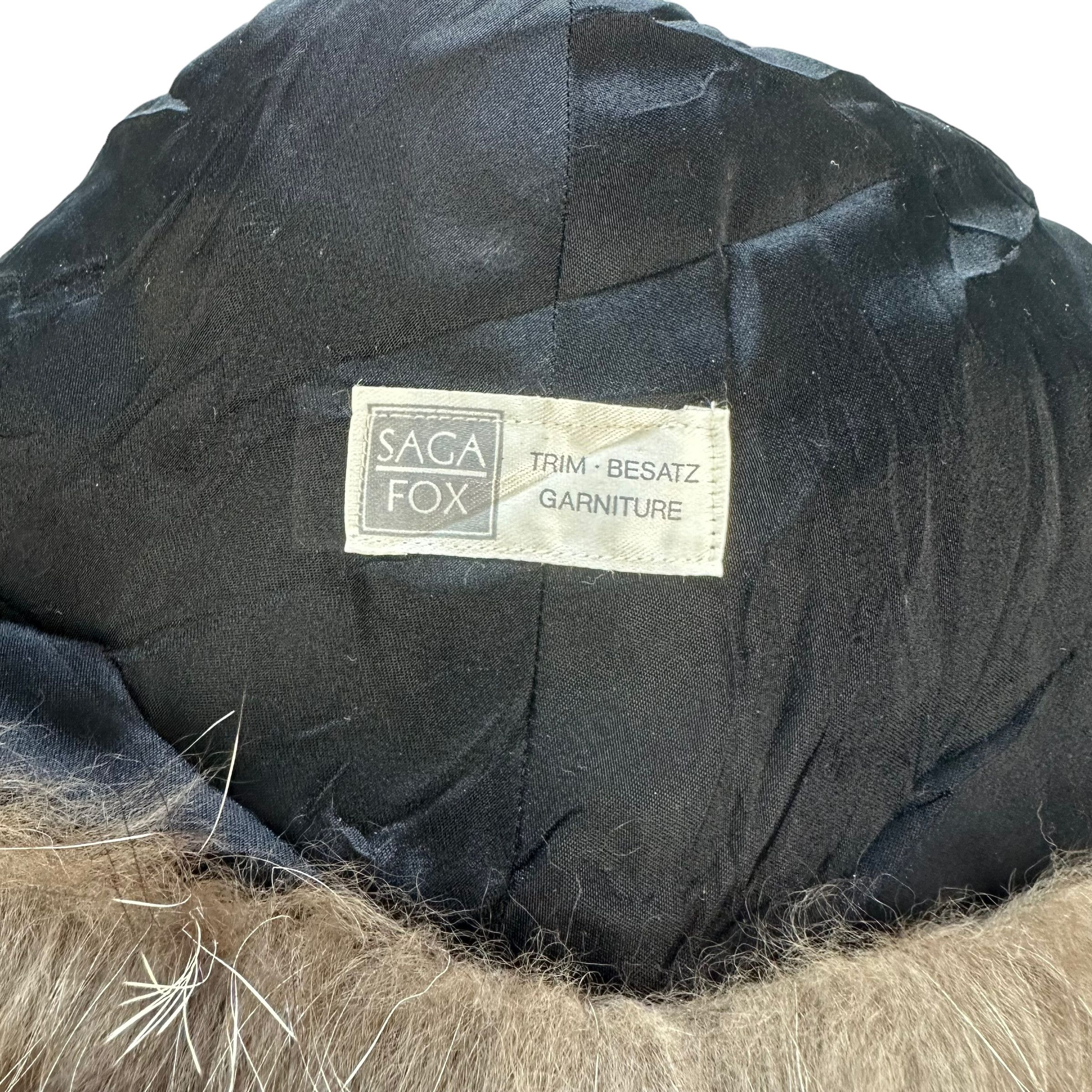 Sagafurs SAGA FOX TRIM BESATZ GARNITURE SHAWL COLLAR WRAP #8941-041 Size ONE SIZE - 8 Thumbnail