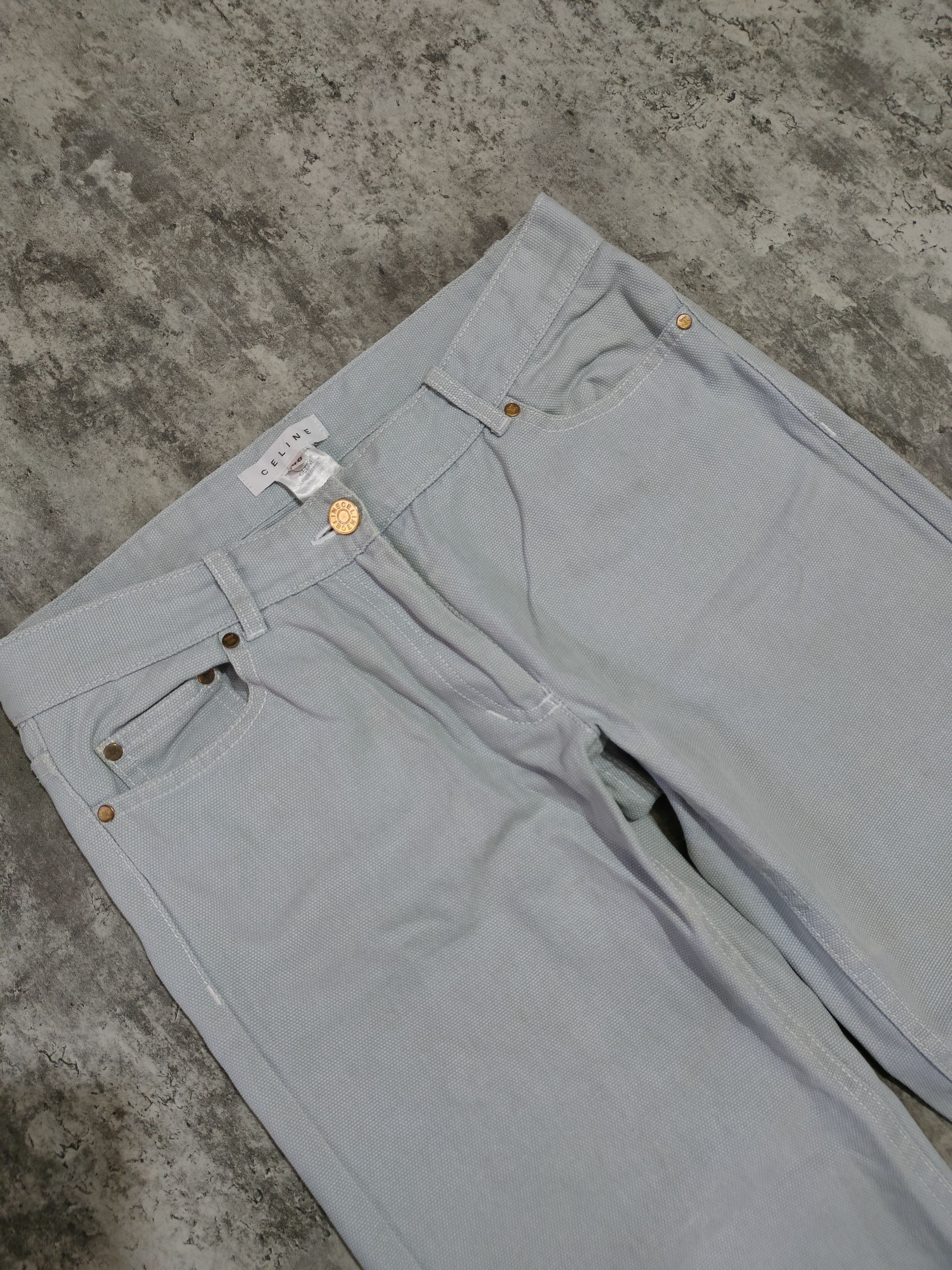 Celine Celine Modele Depose Croppeds jeans Size 29" - 4 Thumbnail