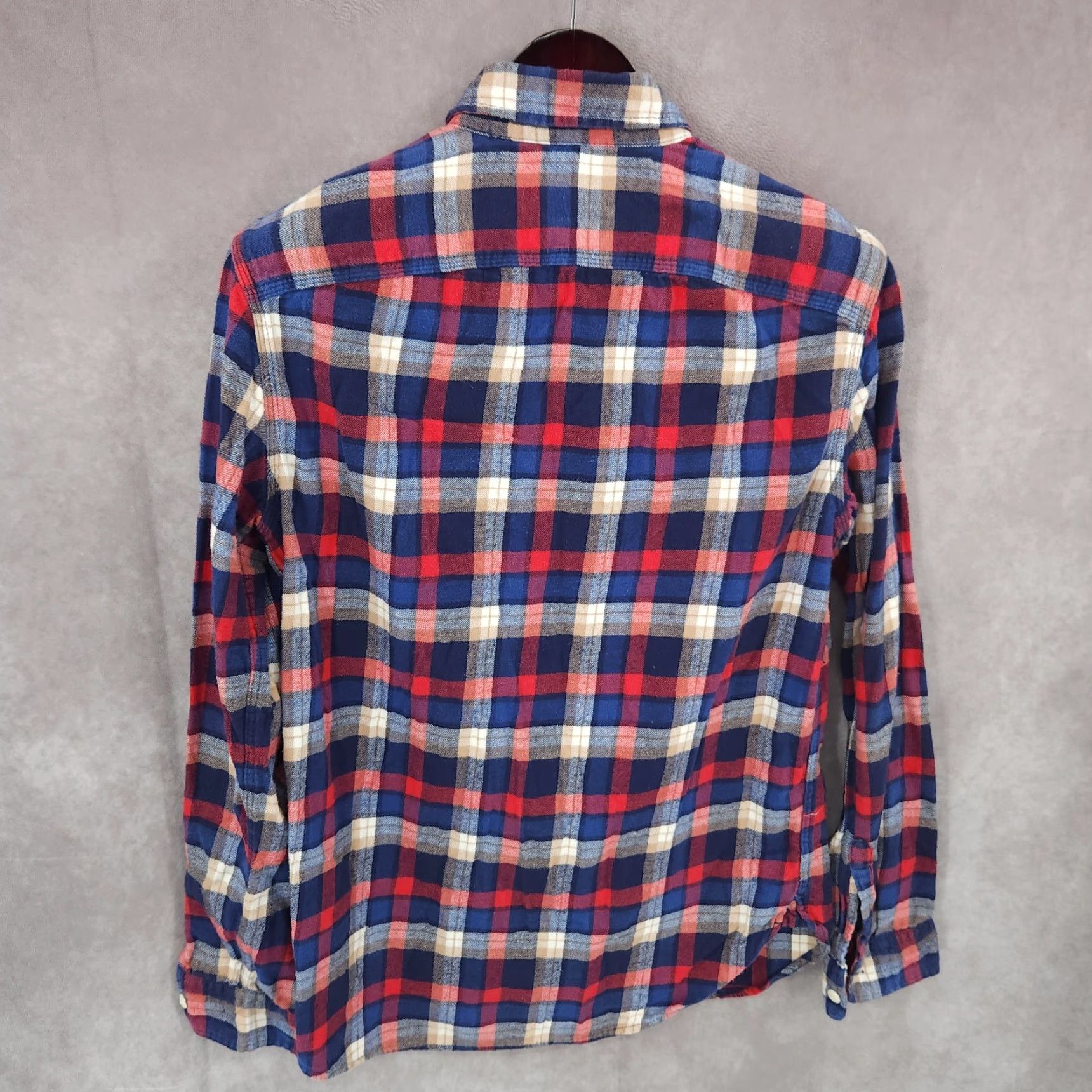 Gap Gap Shirt Mens Medium Red Blue Plaid Button Up Long Sleeve Cotton Size US M / EU 48-50 / 2 - 5 Thumbnail
