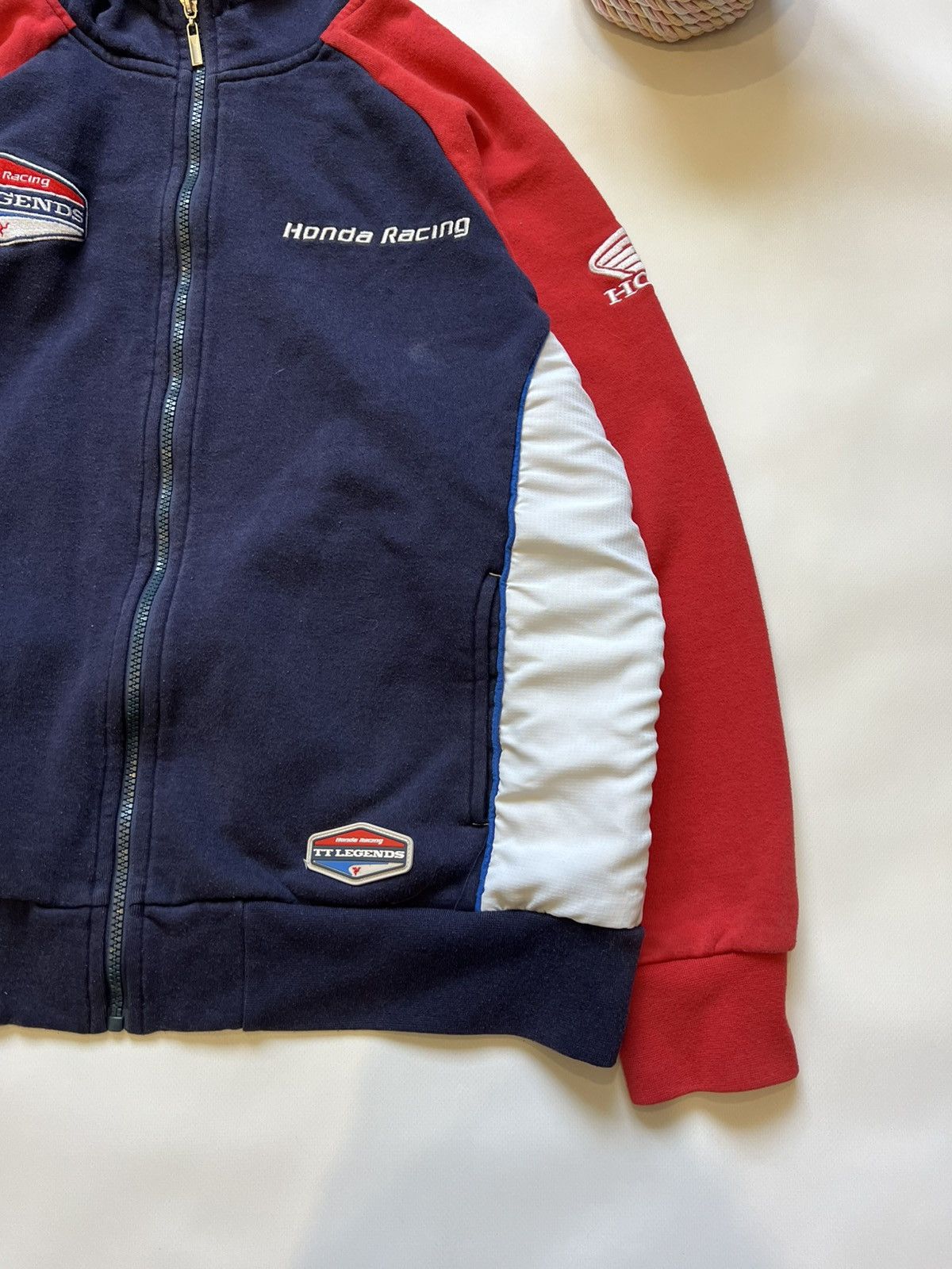 Honda Honda Racing Zip Hoodie Rare Mens TT Legends Size US S / EU 44-46 / 1 - 3 Thumbnail
