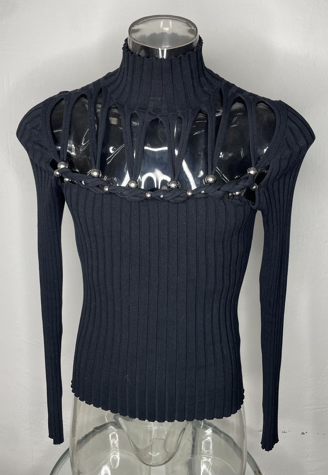 Dion Lee Dion Lee Beaded Knit Top Size M / US 6-8 / IT 42-44 - 1 Thumbnail