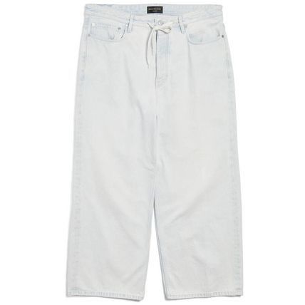 Balenciaga o1mt1gz0226 Oversized Baggy Pants In White Size US 30 / EU 46 - 1 Thumbnail