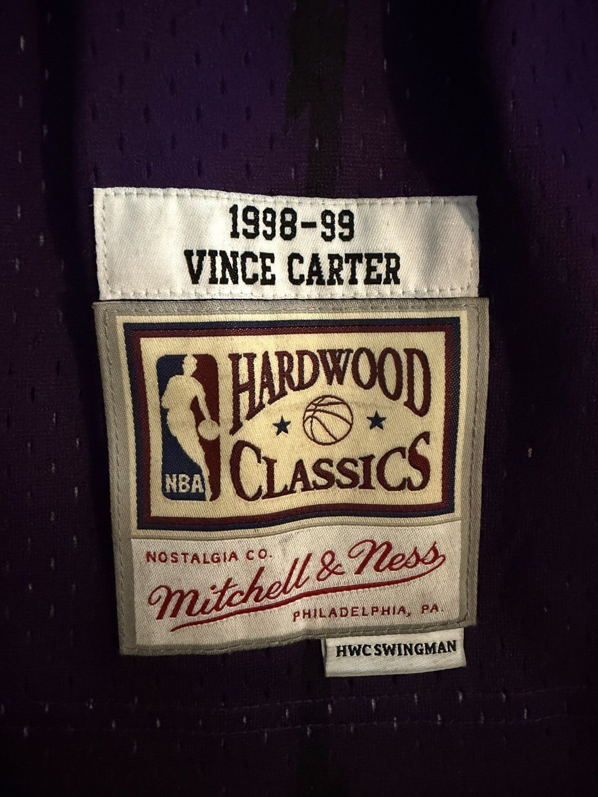 NBA AUTHENTIC VINTAGE RAPTORS VINCE CARTER JERSEY Size US XL / EU 56 / 4 - 4 Thumbnail