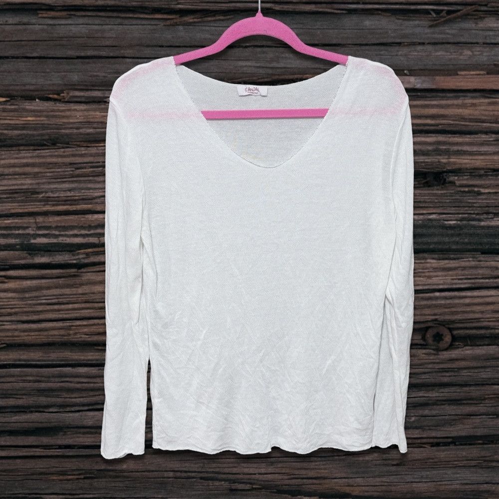 Other Scandal Silver Metallic Hem Top Size S / US 4 / IT 40 - 1 Thumbnail