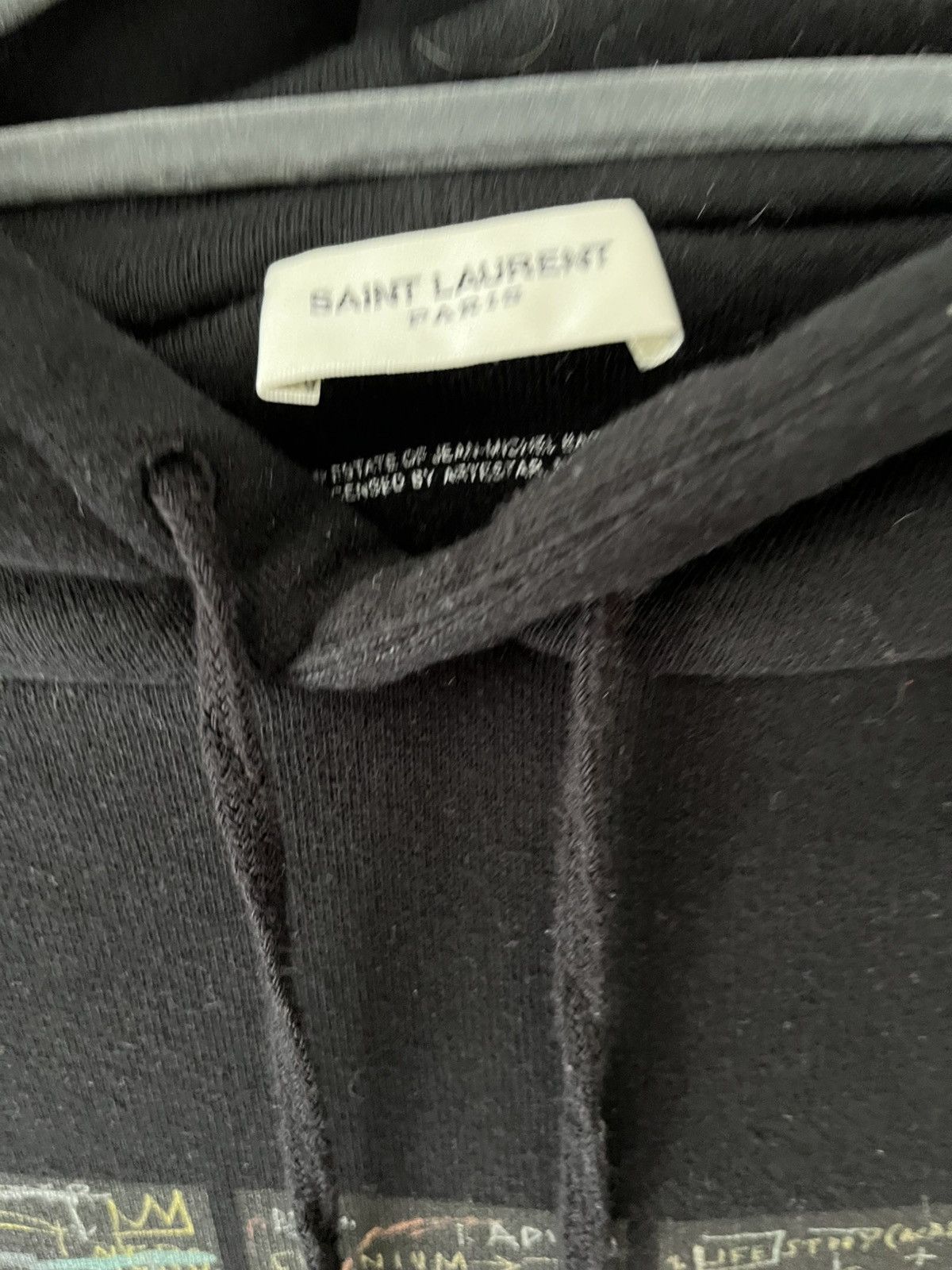 Saint Laurent Paris Saint Laurent Paris Michael Basquit Hoodie Size US XL / EU 56 / 4 - 3 Thumbnail