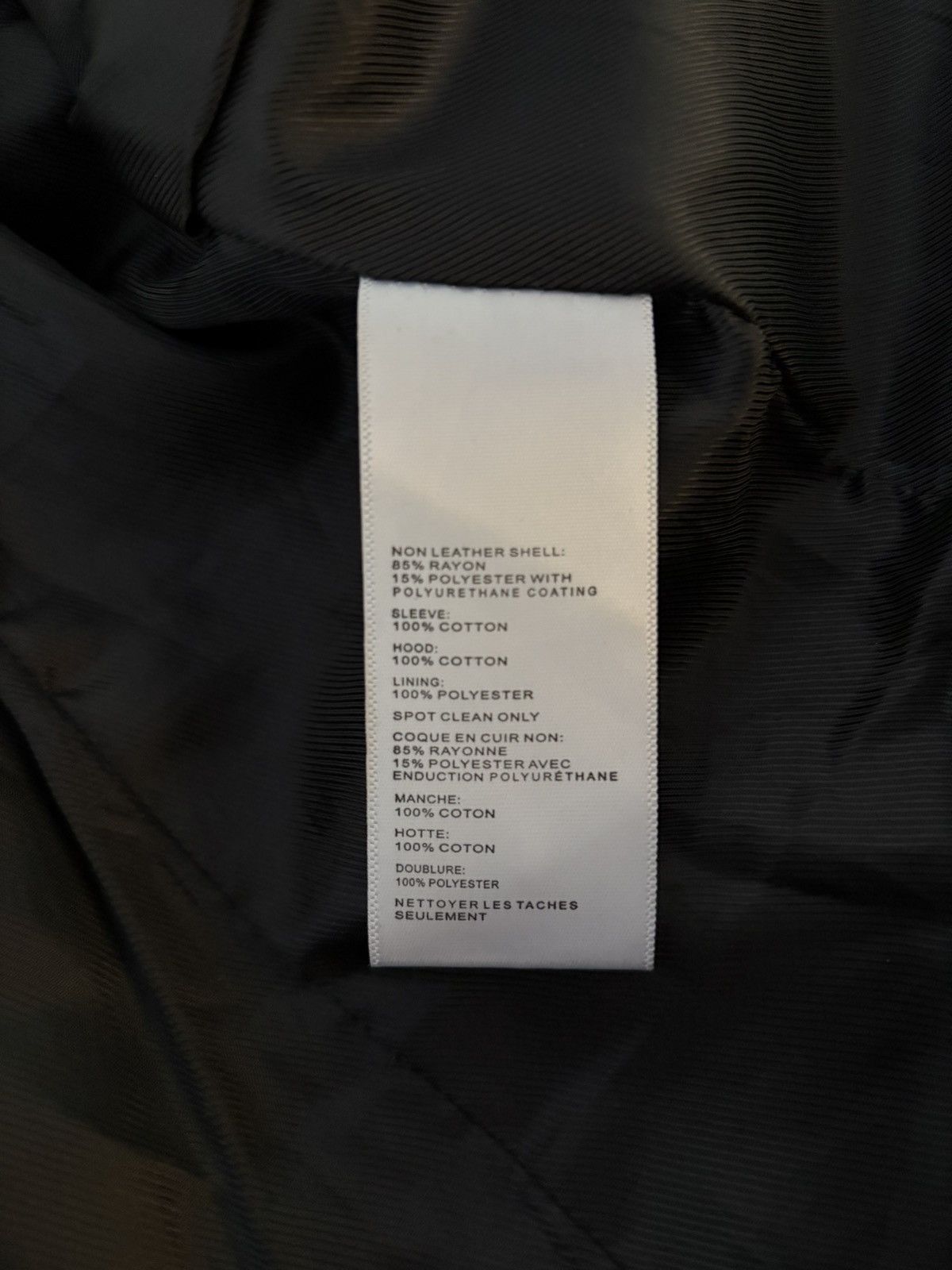 Urban Outfitters grey faux leather + cotton jacket Size M / US 6-8 / IT 42-44 - 4 Thumbnail