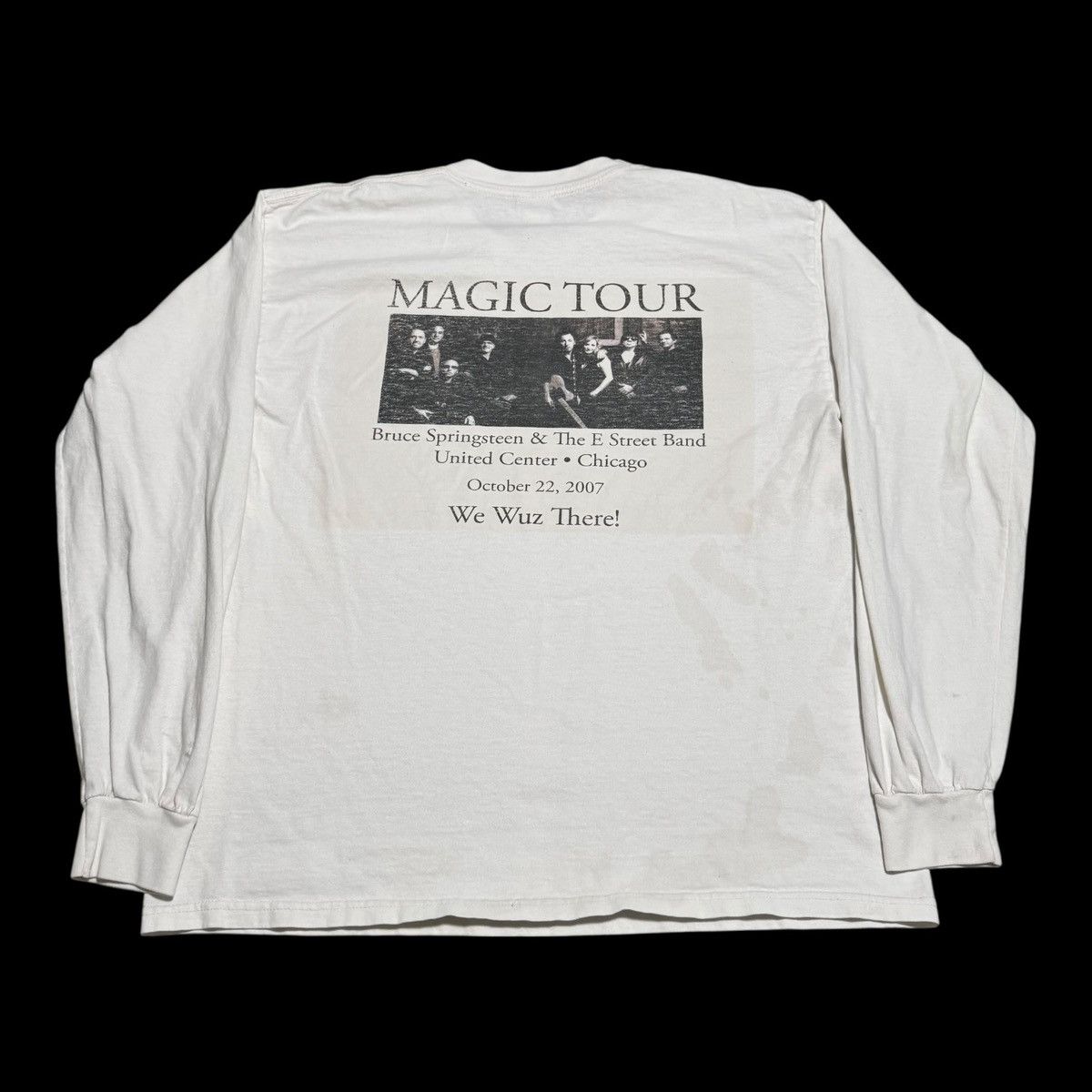Gildan 2007 Bruce Springsteen Magic Tour Long Sleeve Shirt L FLAWS Size US L / EU 52-54 / 3 - 7 Thumbnail