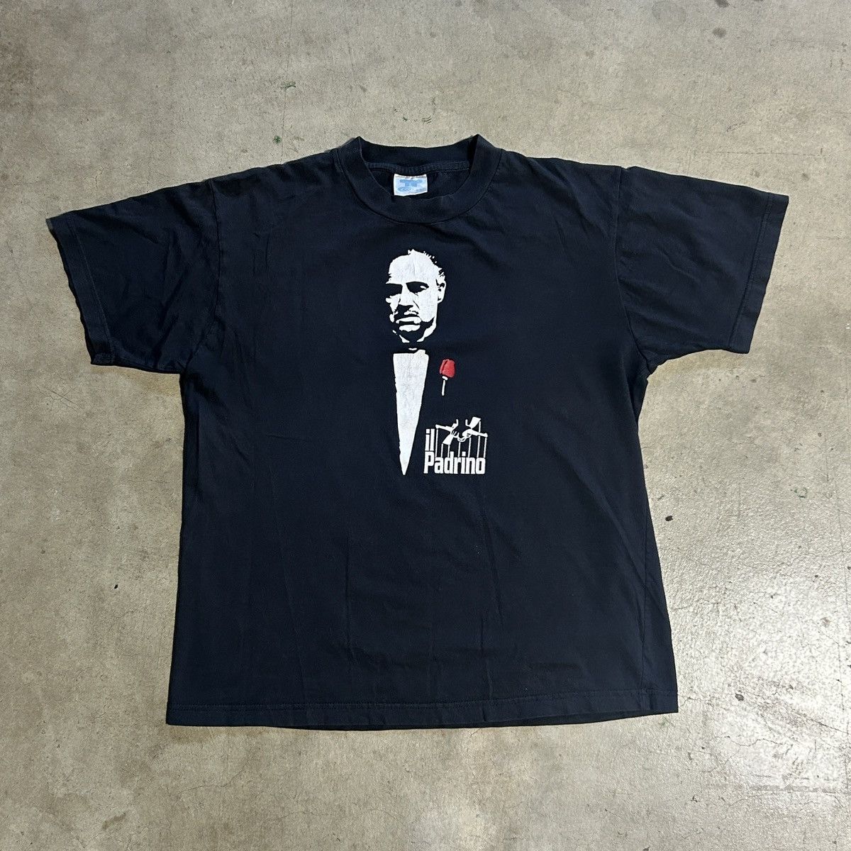 Vintage Vtg The Godfather Il Padrino Italy euro film promo t-shirt Size US L / EU 52-54 / 3 - 1 Thumbnail