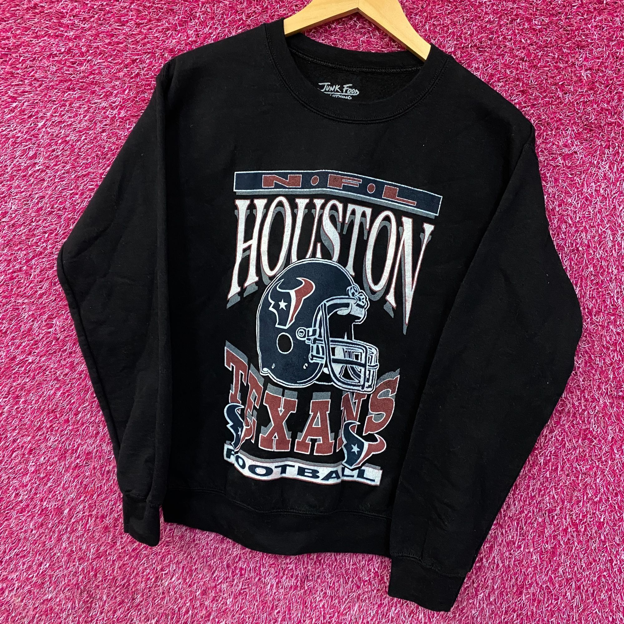Junk Food Junk Food Clothing NFL Houston Texans Helmet Logo Crewneck S Size US XS / EU 42 / 0 - 3 Thumbnail