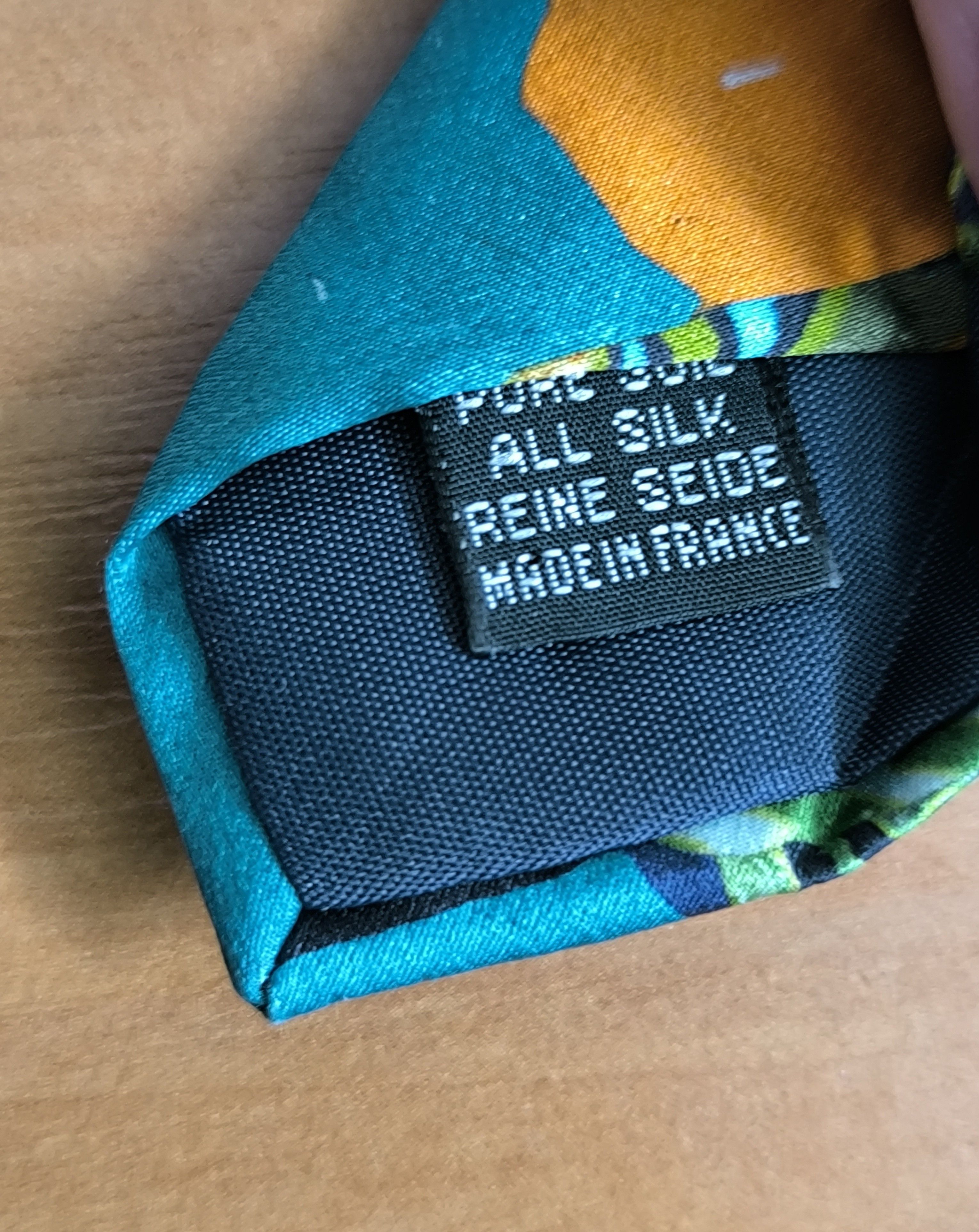 Yohji Yamamoto Yohji Yamamoto POUR HOMME Vintage Abstract Silk Tie Made in Size ONE SIZE - 10 Thumbnail