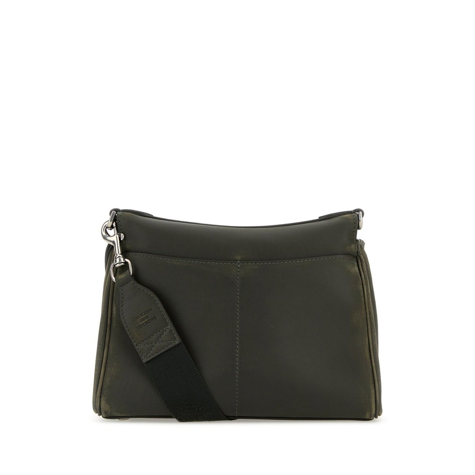 BALENCIAGA Rodeo Messenger Small Black Leather Crossbody Bag