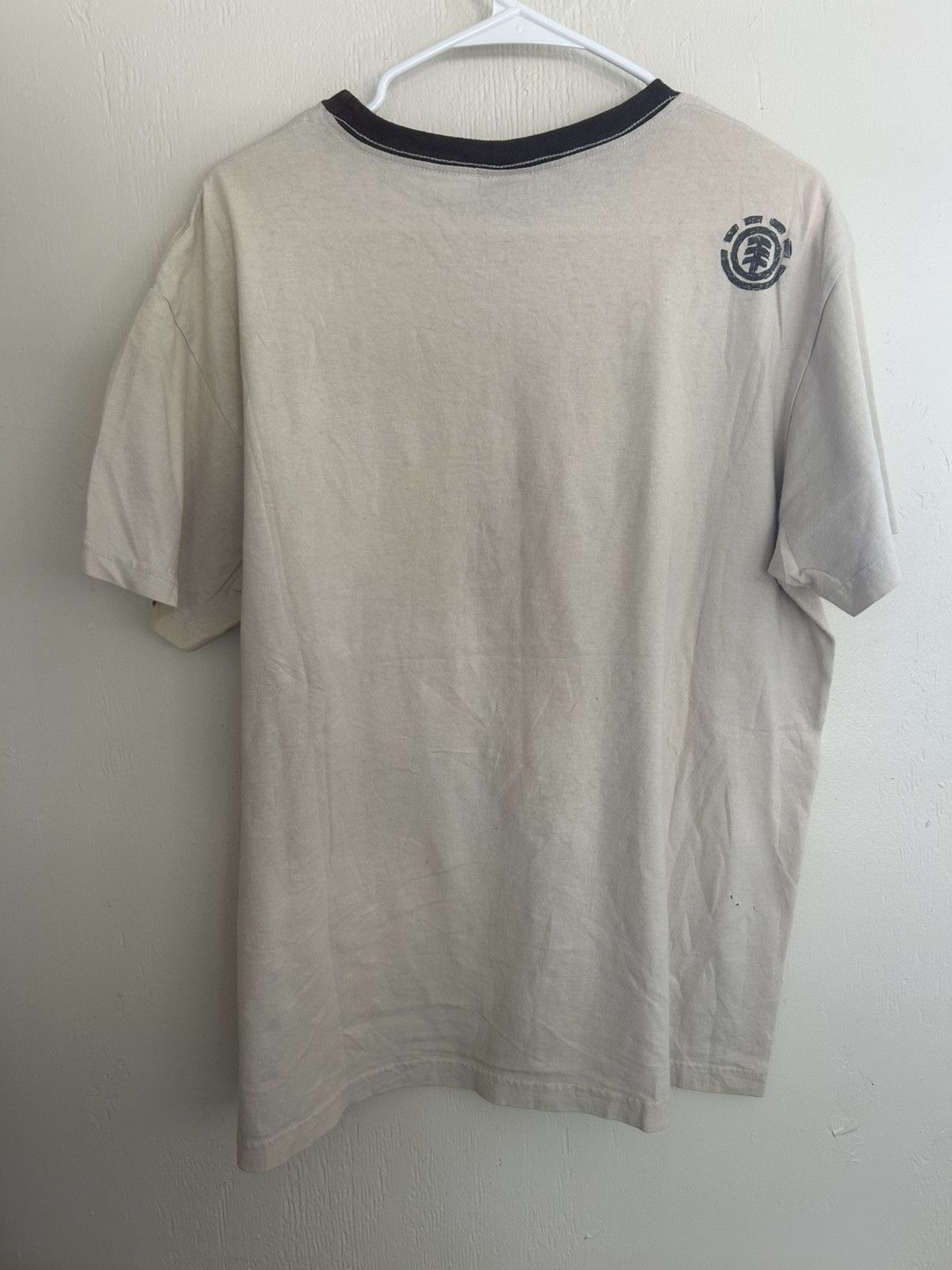 Element Y2K Element Skateboards Beige Logo Tee w/ Back Shoulder Hit Size US L / EU 52-54 / 3 - 2 Thumbnail