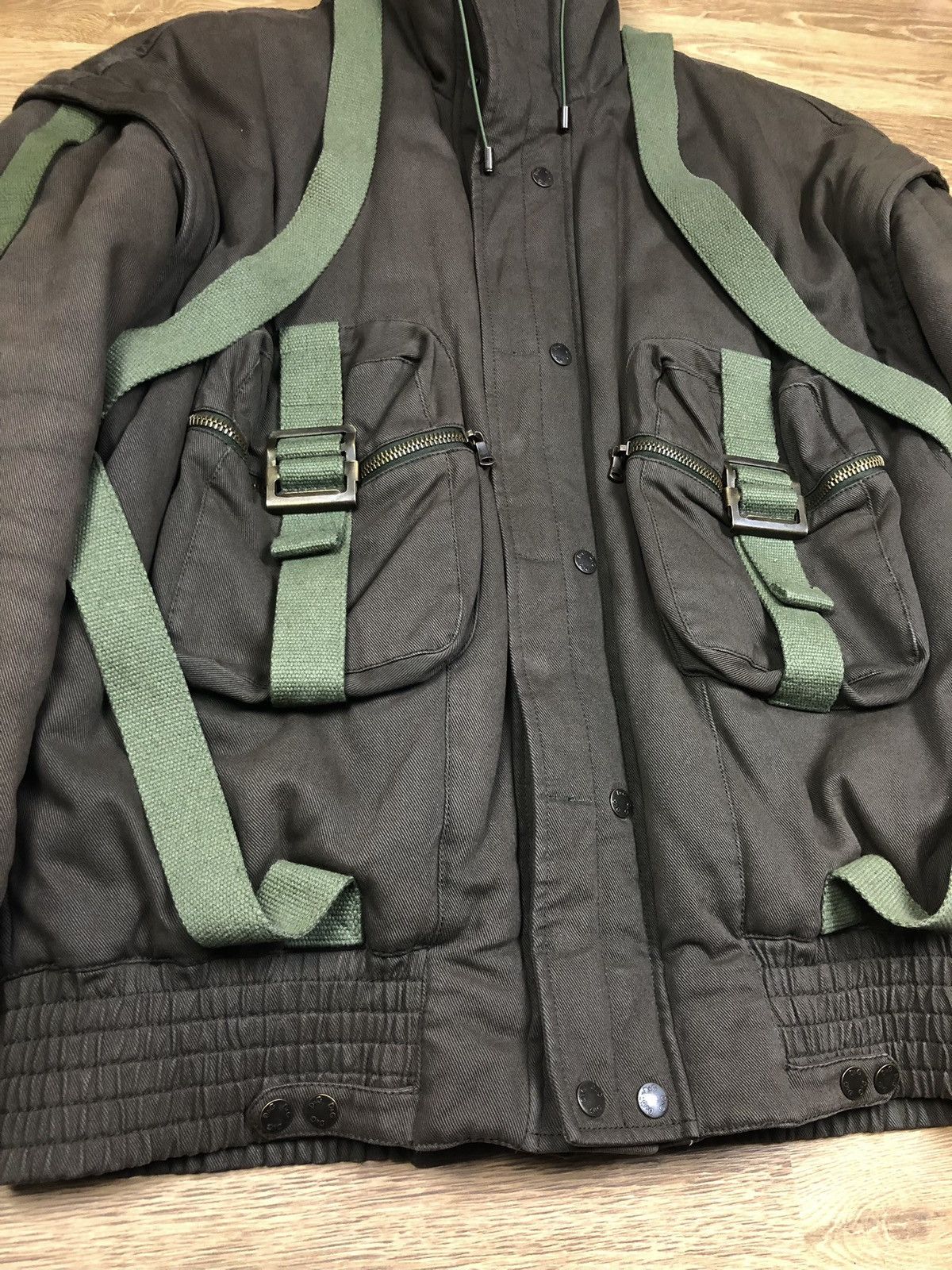 Dolce & Gabbana × Vintage AW2003 Dolce & Gabbana Heavy Detachable Bondage Jacket Size US XL / EU 56 / 4 - 5 Thumbnail