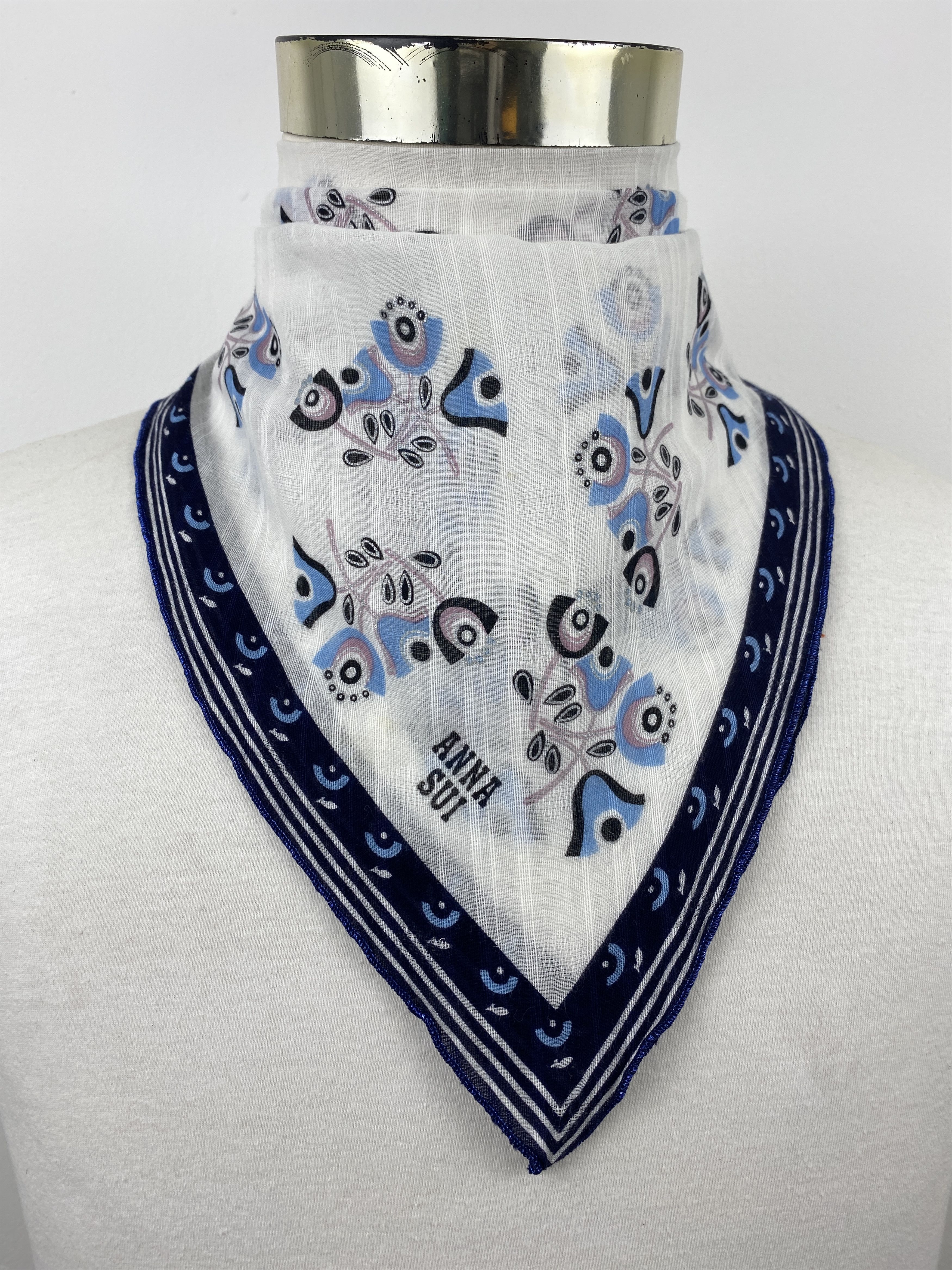 Anna Sui Anna Sui Handkerchief / Neckwear / Bandana HKC0709 Size ONE SIZE - 1 Thumbnail