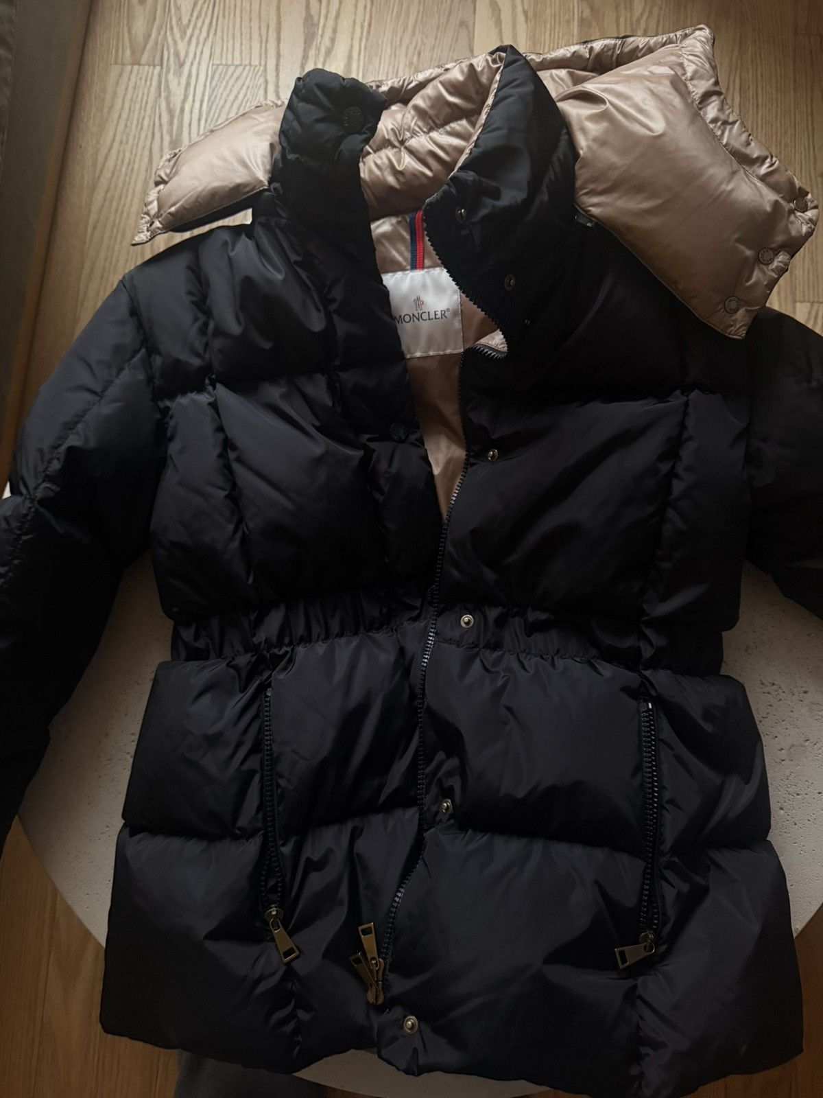 Moncler Moncler Agneux Square-Quilted Hooded Short Down Jacket Size XS / US 0-2 / IT 36-38 - 4 Thumbnail
