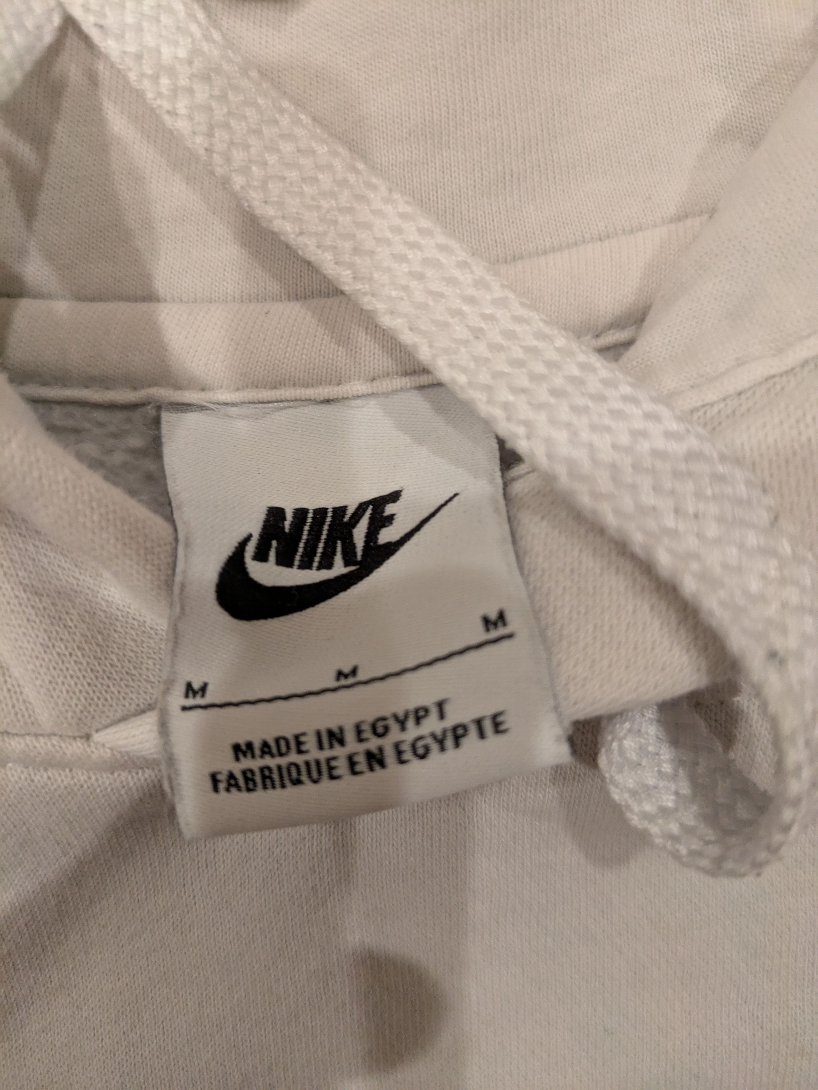 Nike White Nike Graphic Hoodie Size US M / EU 48-50 / 2 - 2 Thumbnail