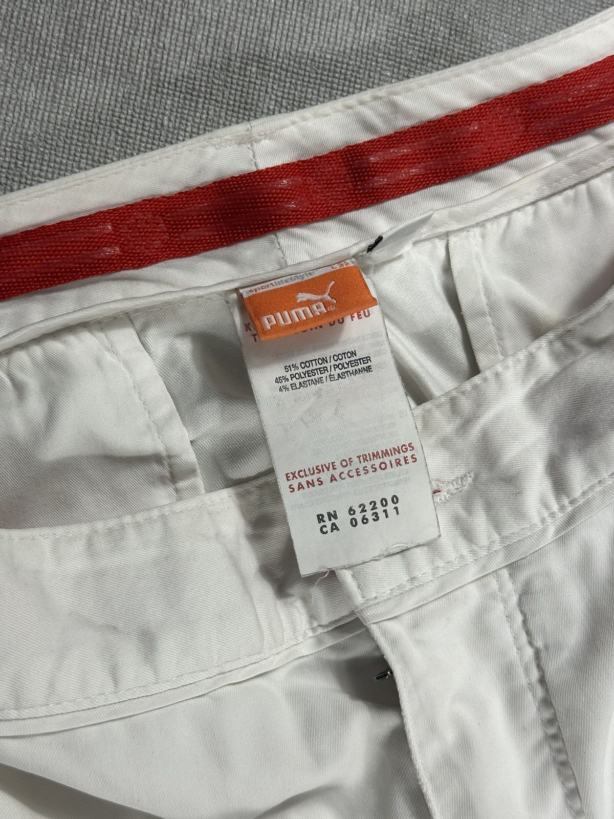 Puma Puma White Nylon Y2K Track Pants Size US 30 / EU 46 - 7 Thumbnail
