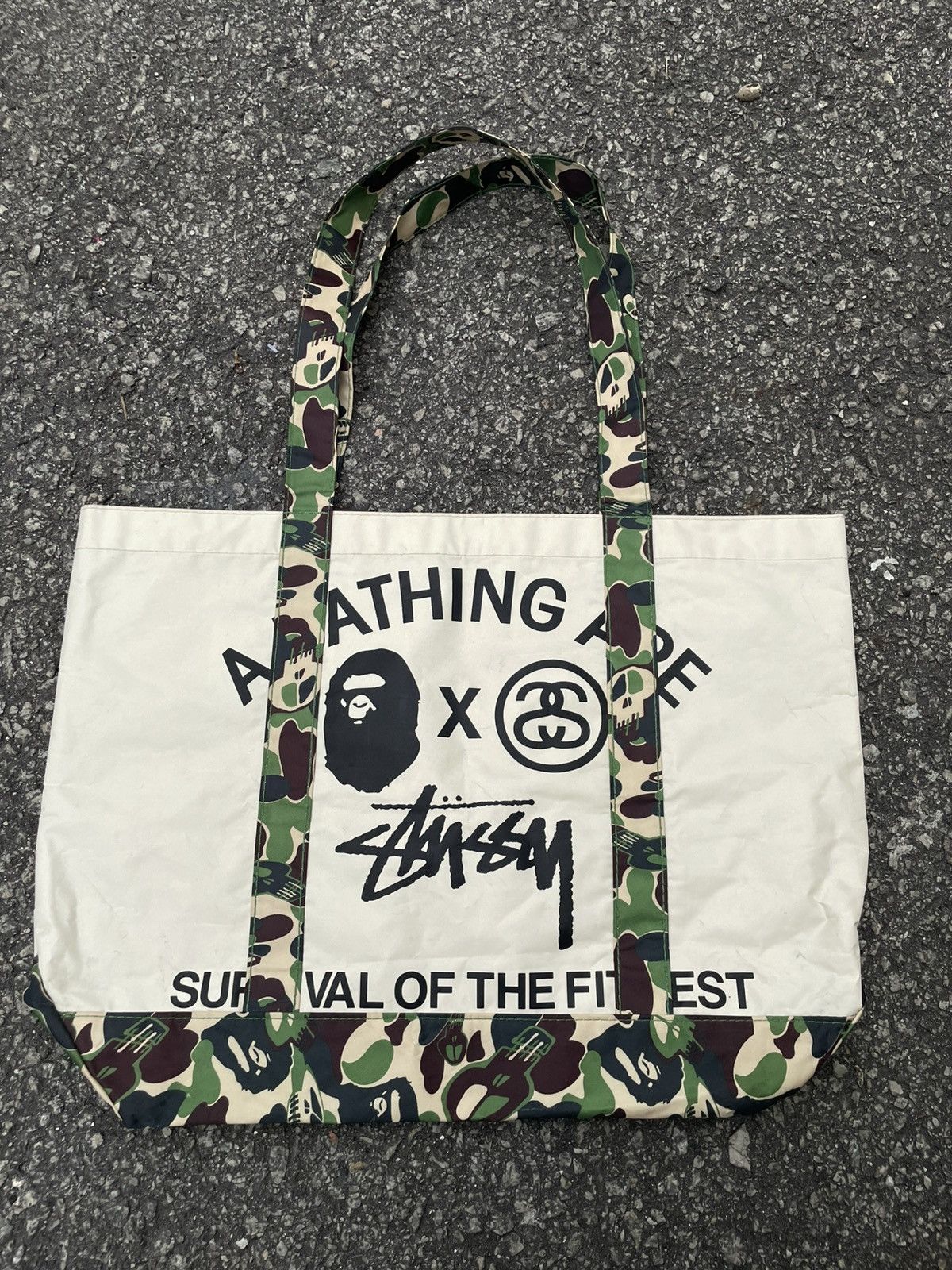 Bape × Stussy Bape X Stussy Nylon Tote Bag Size ONE SIZE - 5 Thumbnail