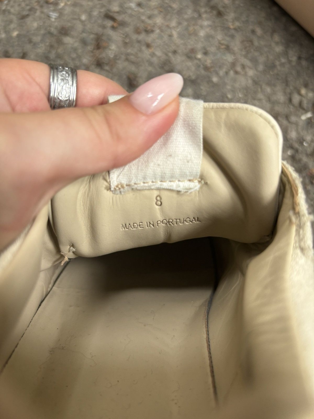 Loeffler Randall Loeffler Randall Cameron Sneaker Cream/Sand/Black Size US 8 / IT 38 - 5 Thumbnail