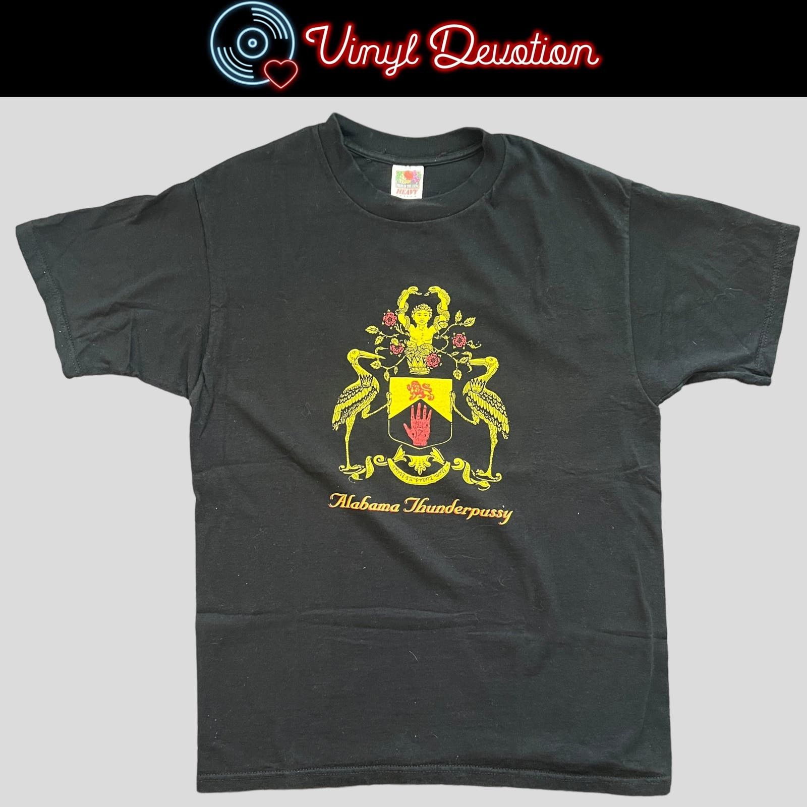 image of Band Tees Alabama Thunderpussy Band Vintage T-Shirt Size L Man's Ruin in Black, Men's